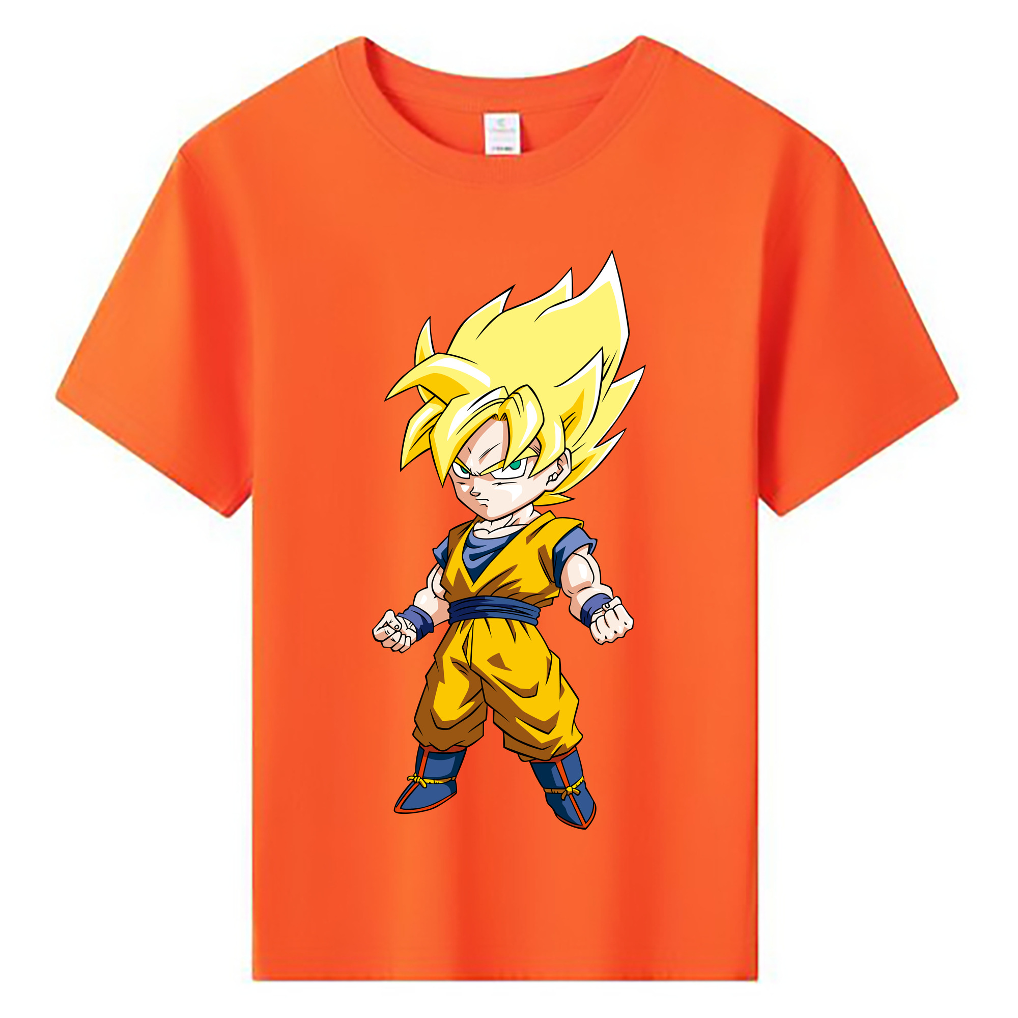 （画像用） ドラゴンボール 孫悟空（そん ごくう）Son Goku カカロット DRAGON BALL Kakarotto 綿100％キッズTシャツ（フロントプリント）