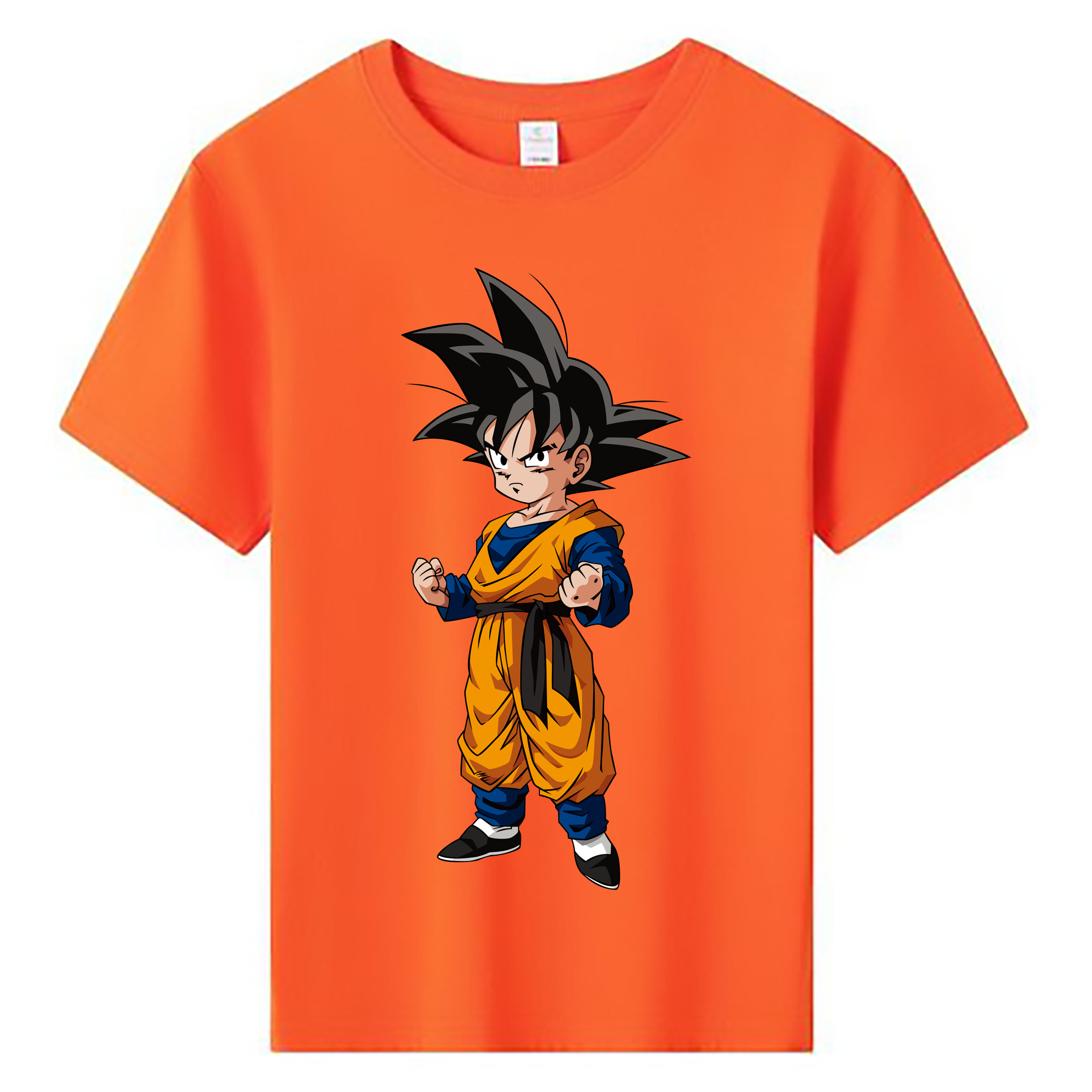 （画像用） ドラゴンボール 孫悟空（そん ごくう）Son Goku カカロット DRAGON BALL Kakarotto 綿100％キッズTシャツ（フロントプリント）