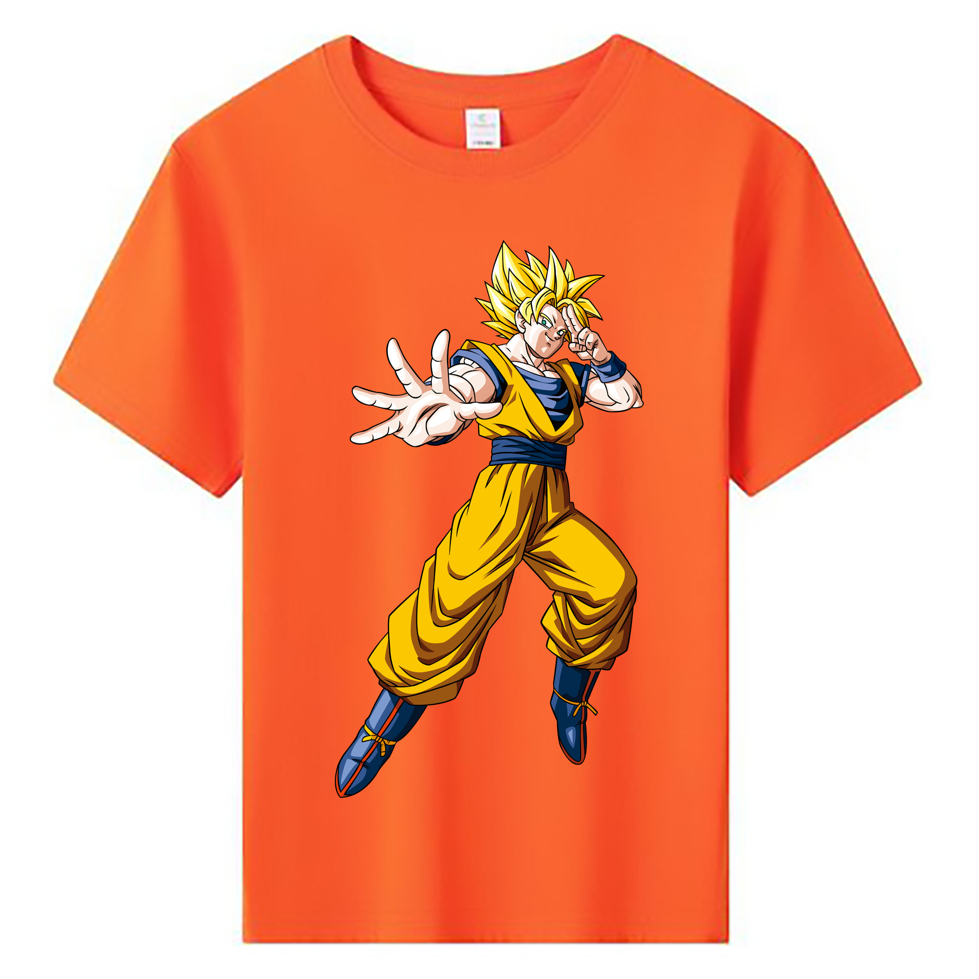 （画像用） ドラゴンボール 孫悟空（そん ごくう）Son Goku カカロット DRAGON BALL Kakarotto 綿100％キッズTシャツ（フロントプリント）