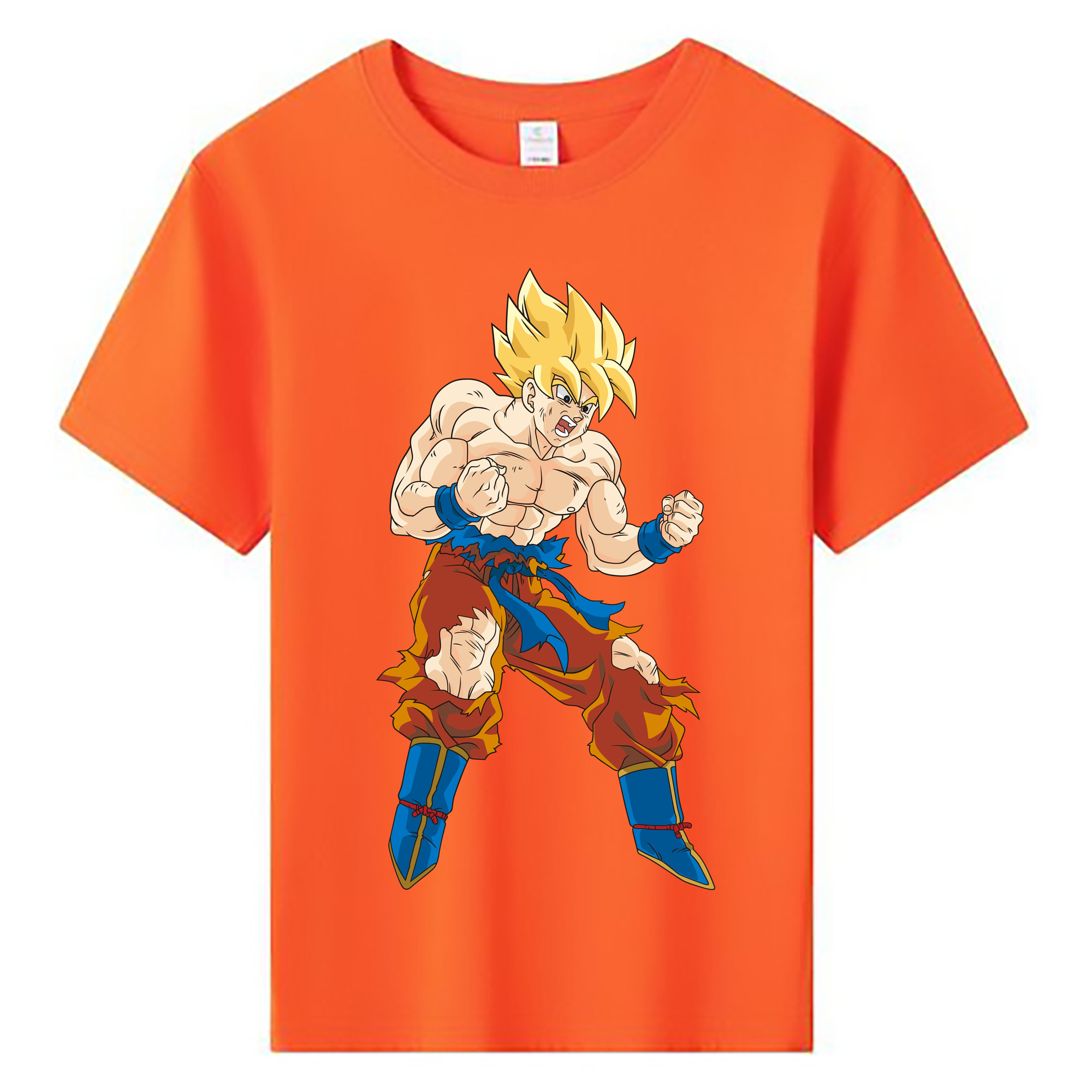 （画像用） ドラゴンボール 孫悟空（そん ごくう）Son Goku カカロット DRAGON BALL Kakarotto 綿100％キッズTシャツ（フロントプリント）