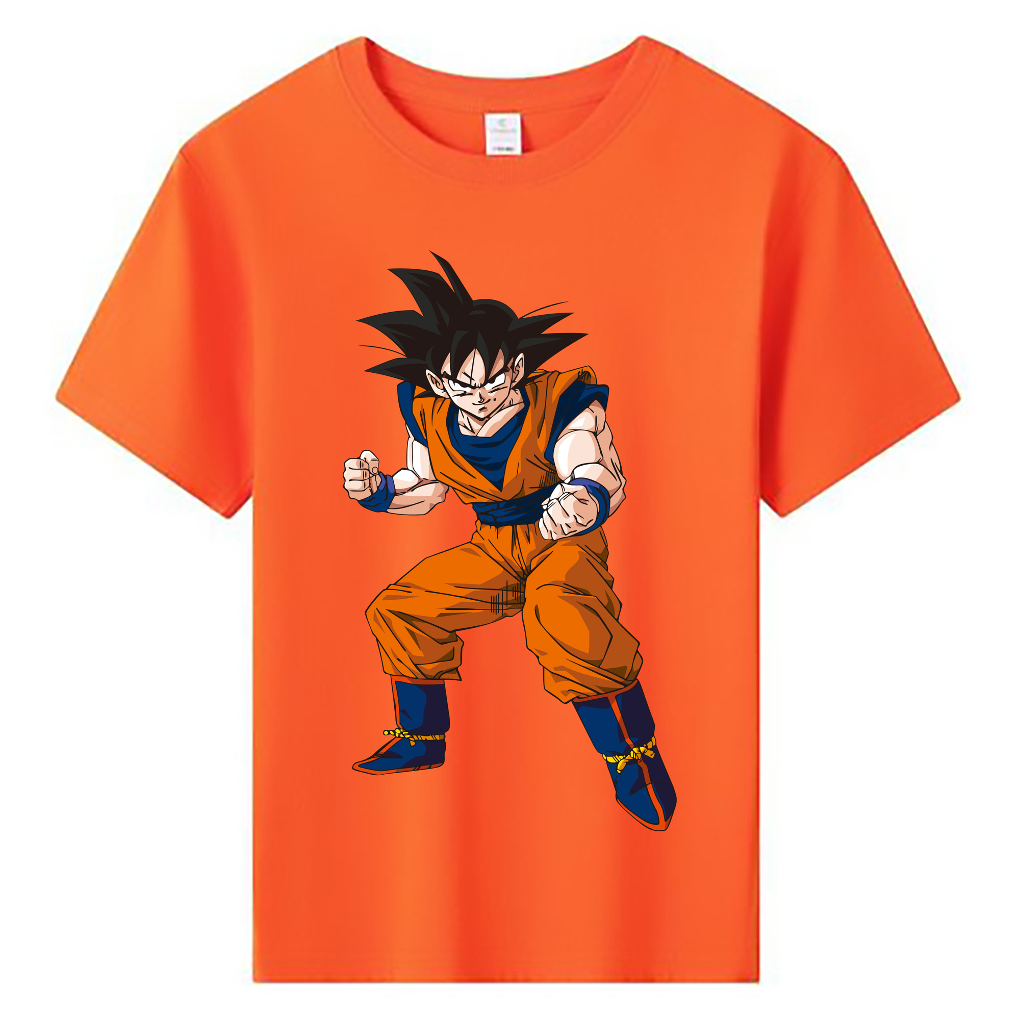 （画像用） ドラゴンボール 孫悟空（そん ごくう）Son Goku カカロット DRAGON BALL Kakarotto 綿100％キッズTシャツ（フロントプリント）