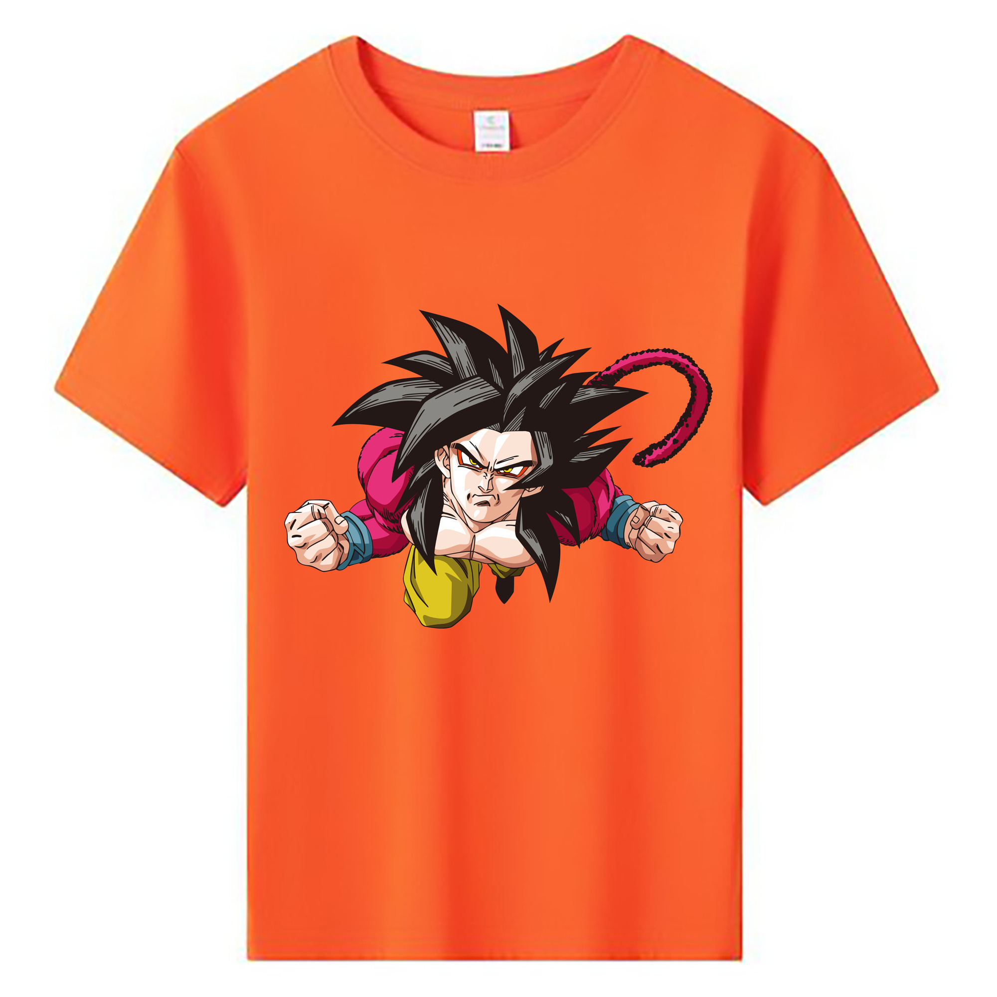（画像用） ドラゴンボール 孫悟空（そん ごくう）Son Goku カカロット DRAGON BALL Kakarotto 綿100％キッズTシャツ（フロントプリント）
