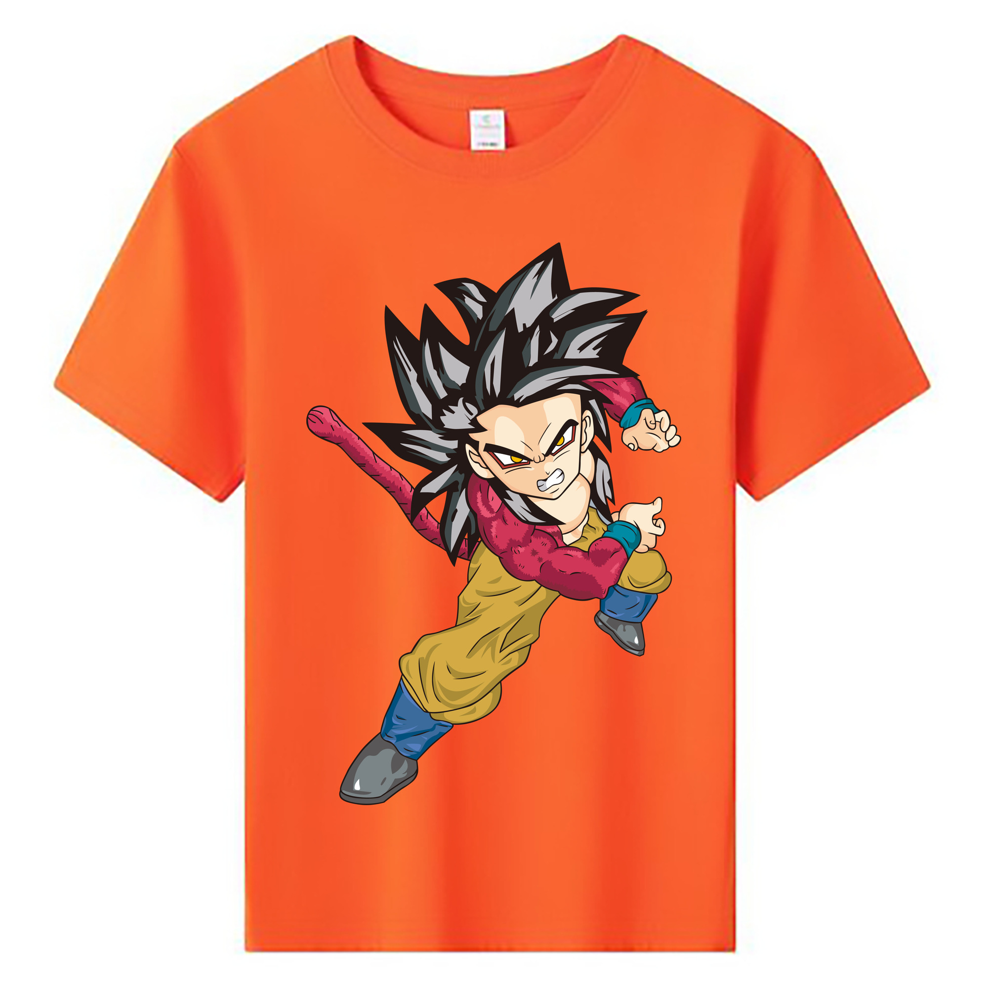 （画像用） ドラゴンボール 孫悟空（そん ごくう）Son Goku カカロット DRAGON BALL Kakarotto 綿100％キッズTシャツ（フロントプリント）