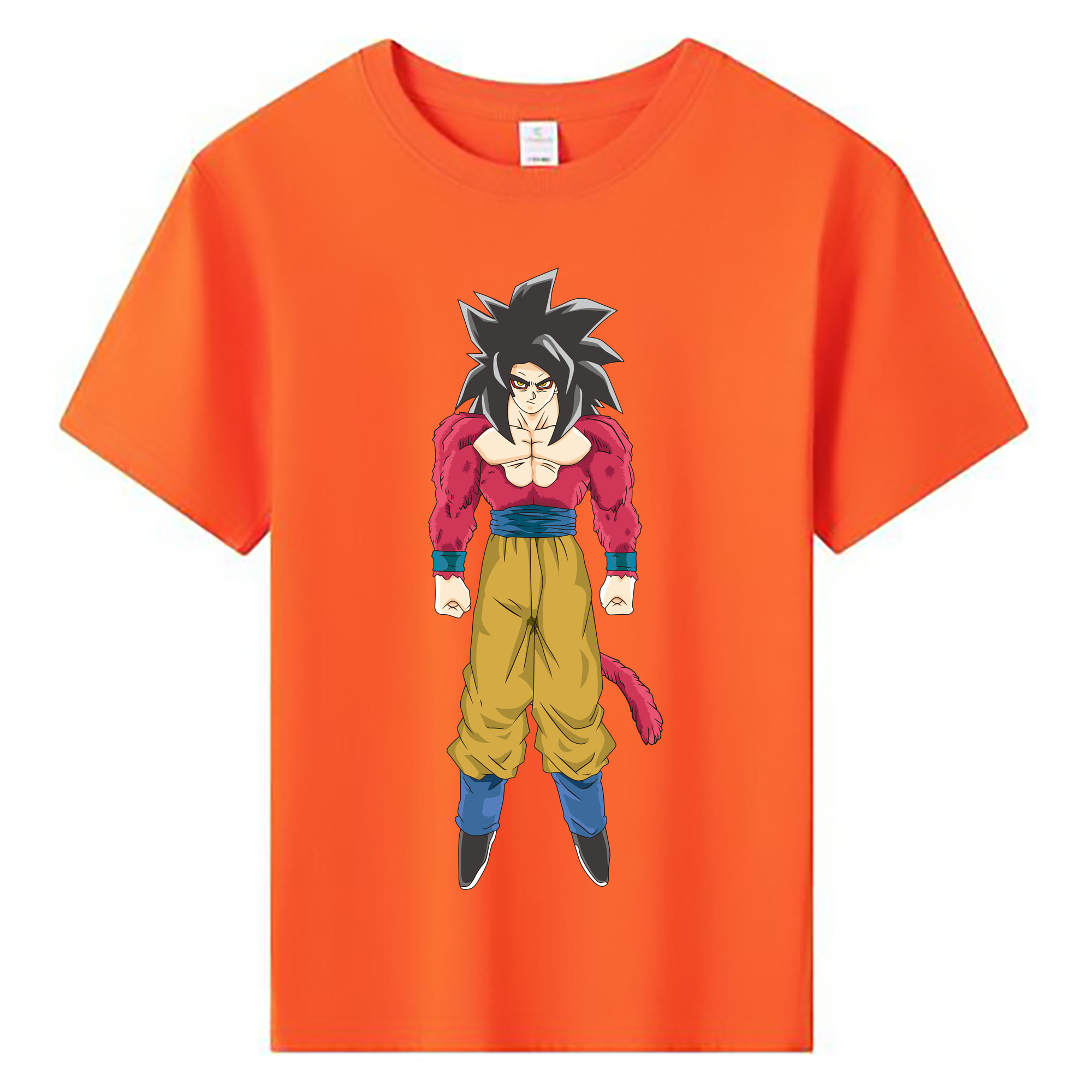 （画像用） ドラゴンボール 孫悟空（そん ごくう）Son Goku カカロット DRAGON BALL Kakarotto 綿100％キッズTシャツ（フロントプリント）