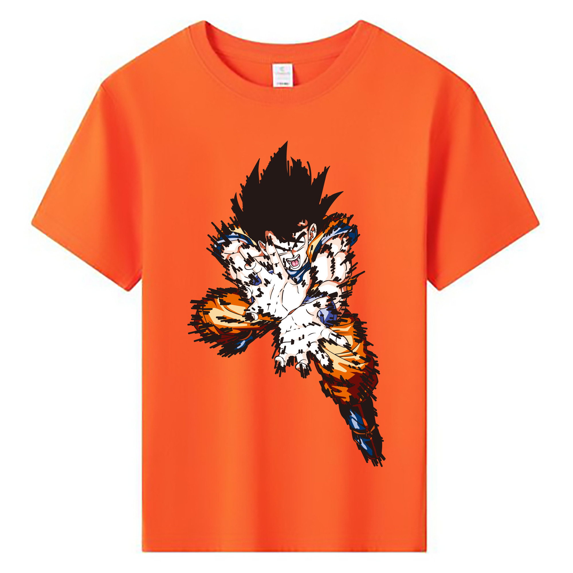 （画像用） ドラゴンボール 孫悟空（そん ごくう）Son Goku カカロット DRAGON BALL Kakarotto 綿100％キッズTシャツ（フロントプリント）