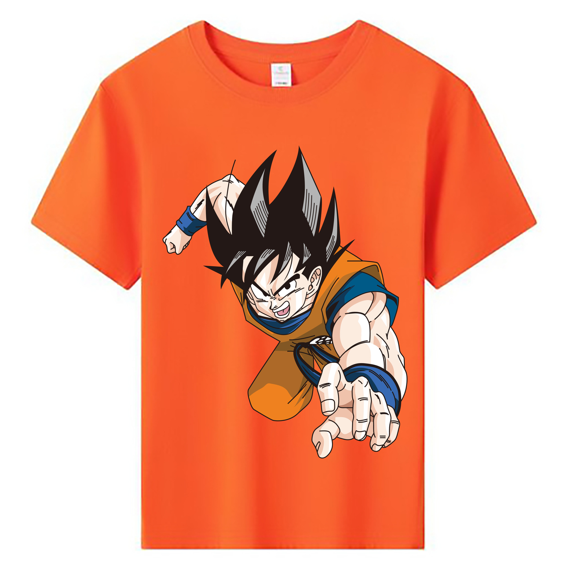 （画像用） ドラゴンボール 孫悟空（そん ごくう）Son Goku カカロット DRAGON BALL Kakarotto 綿100％キッズTシャツ（フロントプリント）