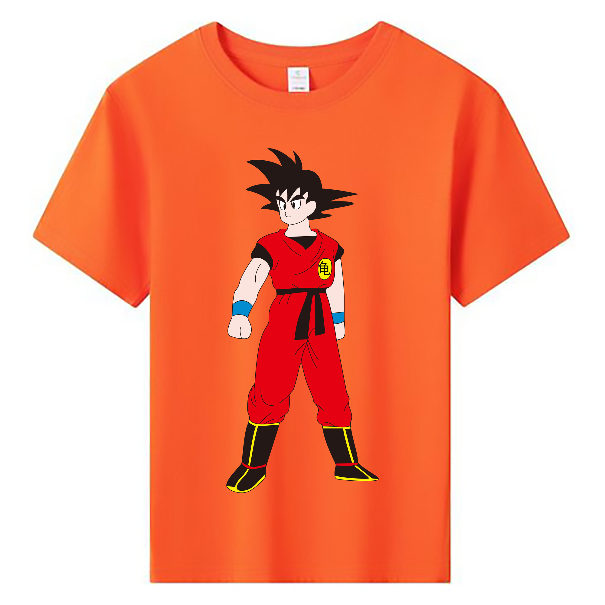 （画像用） ドラゴンボール 孫悟空（そん ごくう）Son Goku カカロット DRAGON BALL Kakarotto 綿100％キッズTシャツ（フロントプリント）