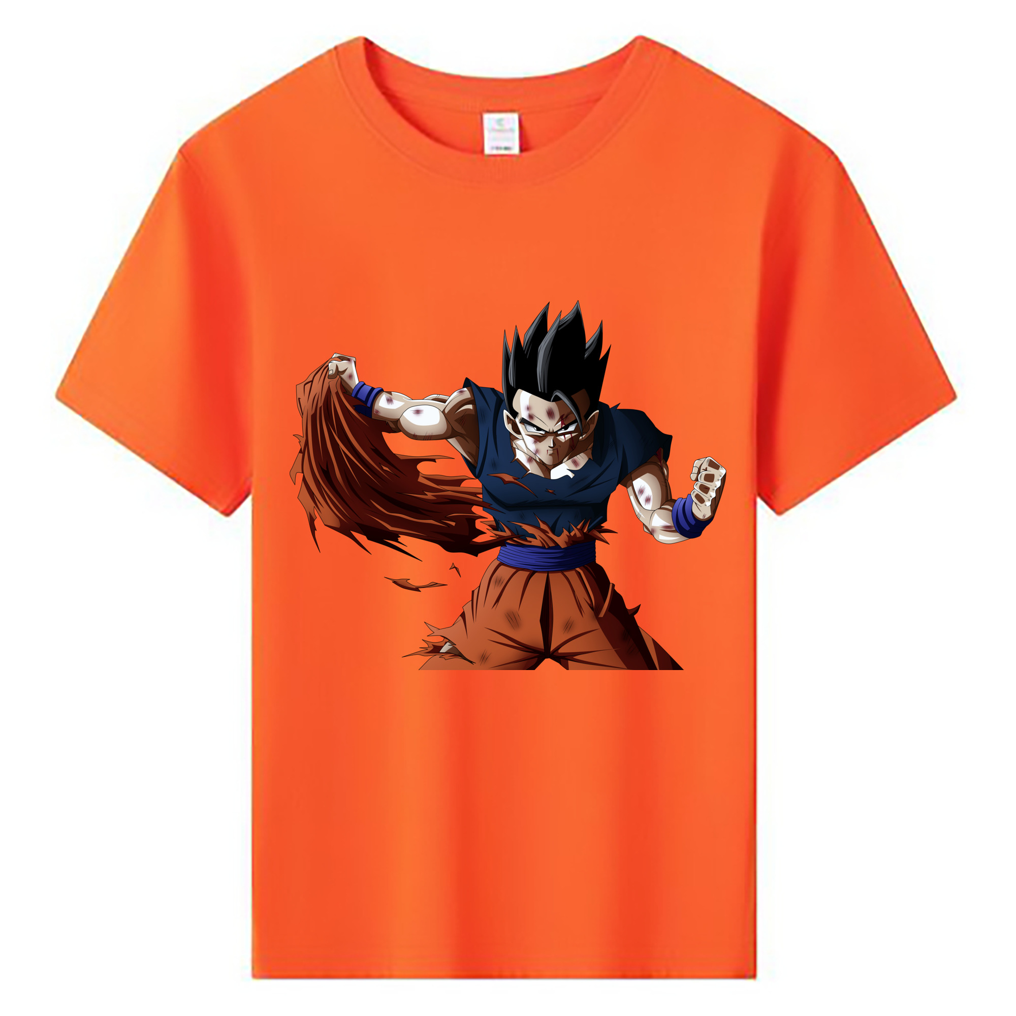 （画像用） ドラゴンボール ベジータ四世（Bejīta Yonsei）DRAGON BALL Vegeta IV 綿100％キッズTシャツ（フロントプリント）