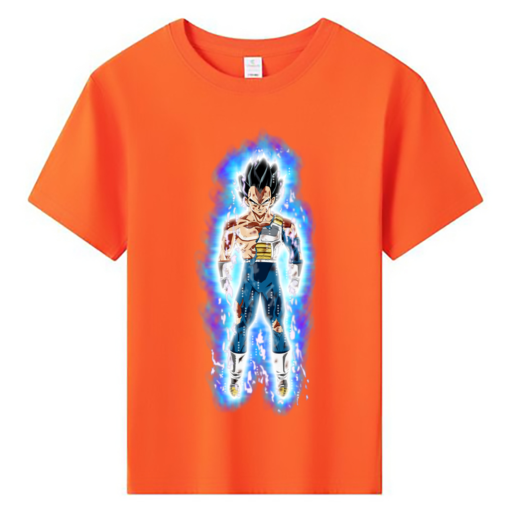（画像用） ドラゴンボール ベジータ四世（Bejīta Yonsei）DRAGON BALL Vegeta IV 綿100％キッズTシャツ（フロントプリント）