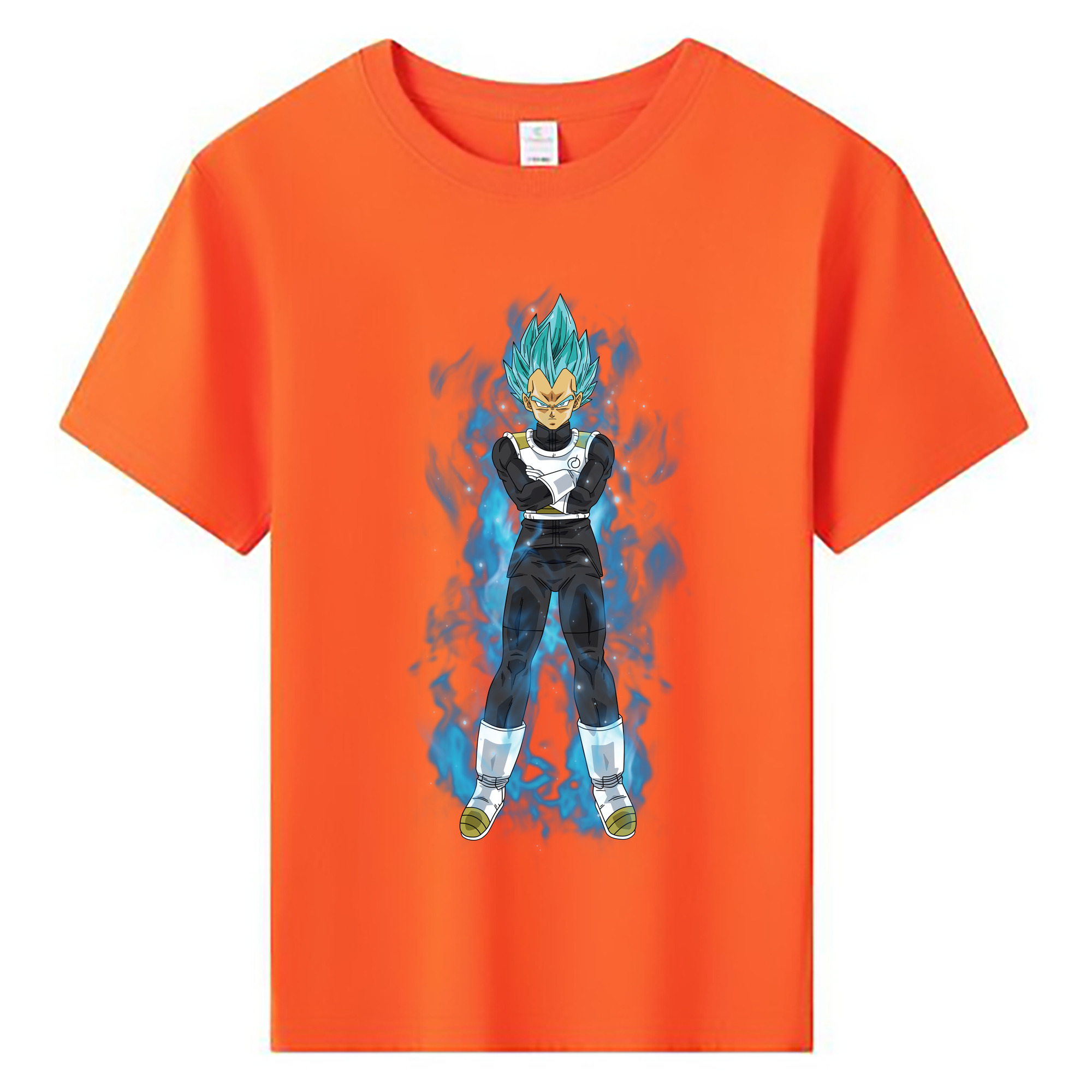 （画像用） ドラゴンボール ベジータ四世（Bejīta Yonsei）DRAGON BALL Vegeta IV 綿100％キッズTシャツ（フロントプリント）