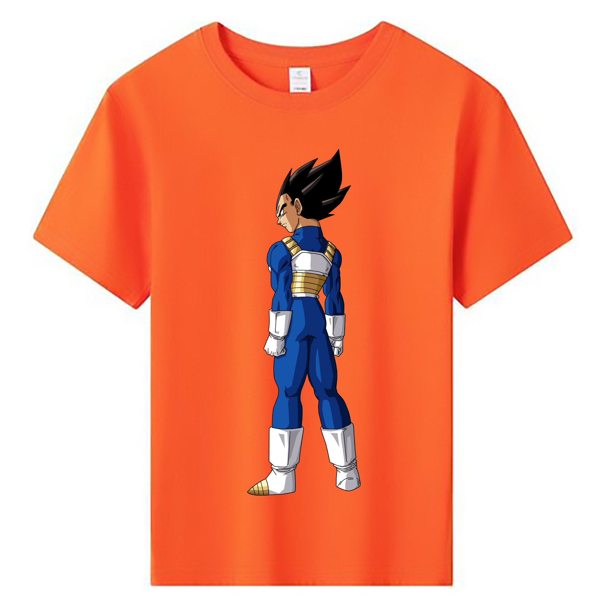 （画像用） ドラゴンボール ベジータ四世（Bejīta Yonsei）DRAGON BALL Vegeta IV 綿100％キッズTシャツ（フロントプリント）