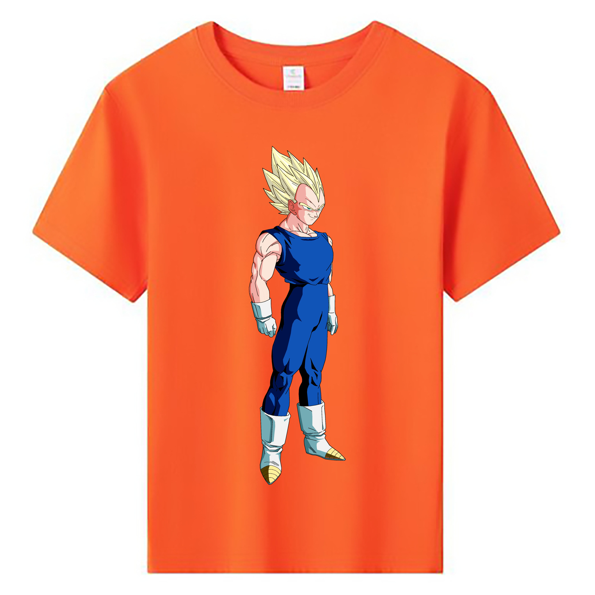 （画像用） ドラゴンボール ベジータ四世（Bejīta Yonsei）DRAGON BALL Vegeta IV 綿100％キッズTシャツ（フロントプリント）