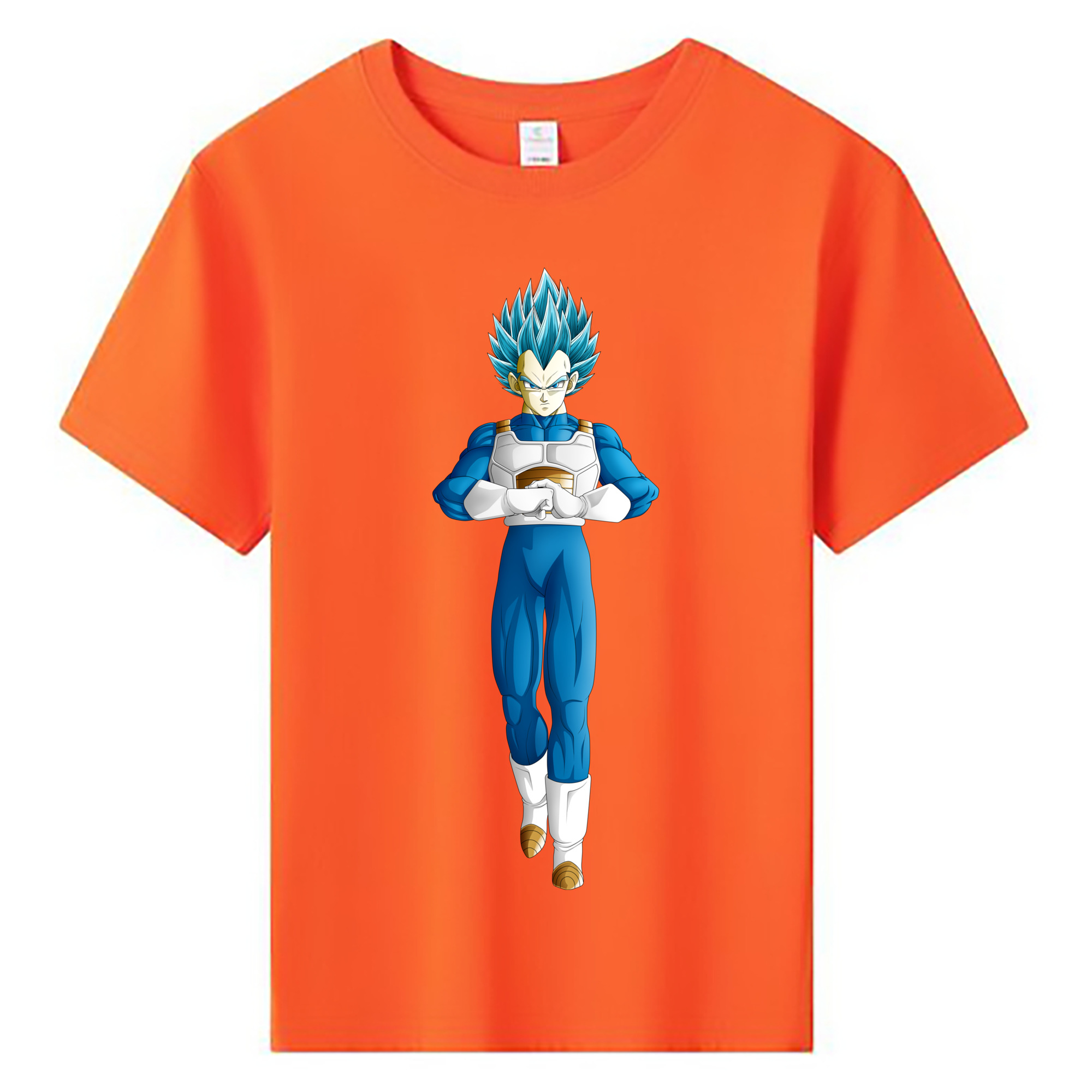 （画像用） ドラゴンボール ベジータ四世（Bejīta Yonsei）DRAGON BALL Vegeta IV 綿100％キッズTシャツ（フロントプリント）