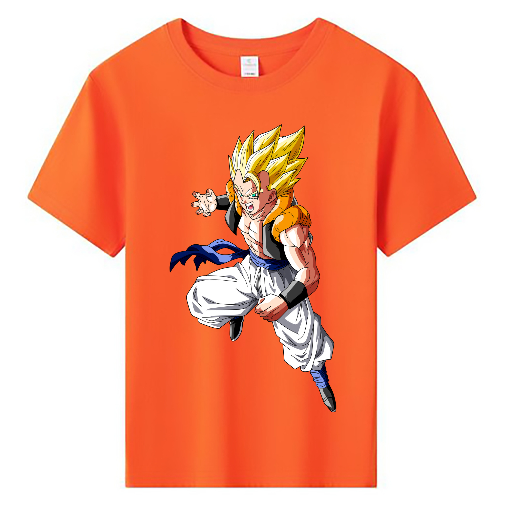 （画像用） ドラゴンボール ベジータ四世（Bejīta Yonsei）DRAGON BALL Vegeta IV 綿100％キッズTシャツ（フロントプリント）