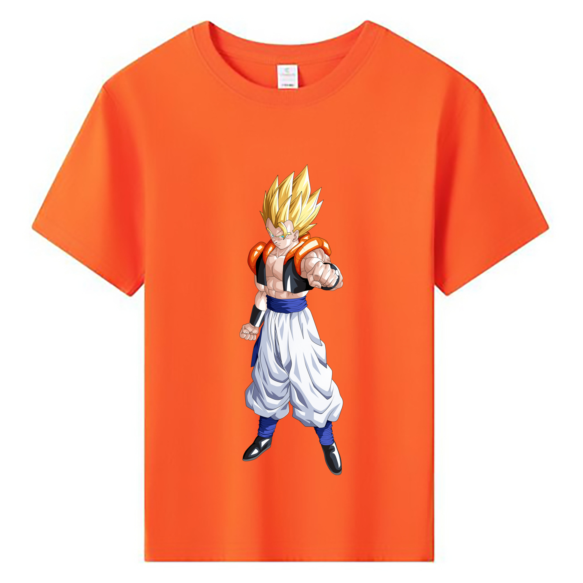 （画像用） ドラゴンボール ベジータ四世（Bejīta Yonsei）DRAGON BALL Vegeta IV 綿100％キッズTシャツ（フロントプリント）