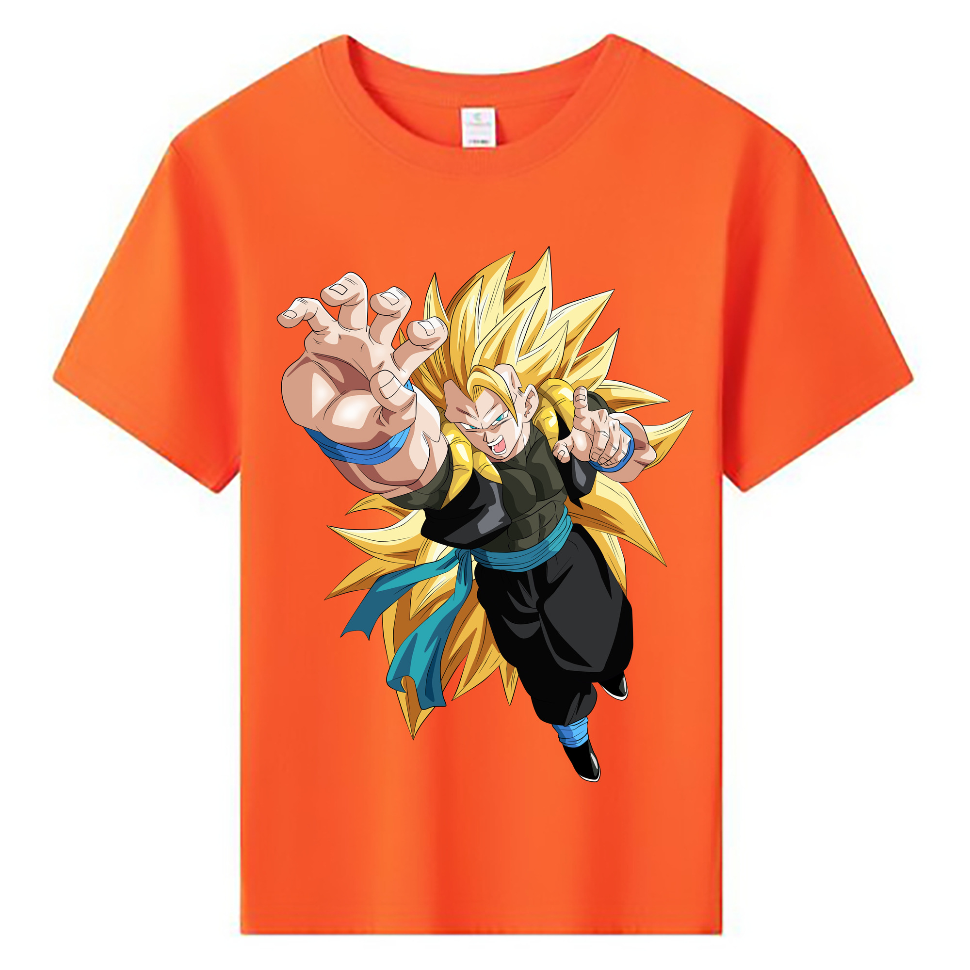 （画像用） ドラゴンボール ベジータ四世（Bejīta Yonsei）DRAGON BALL Vegeta IV 綿100％キッズTシャツ（フロントプリント）