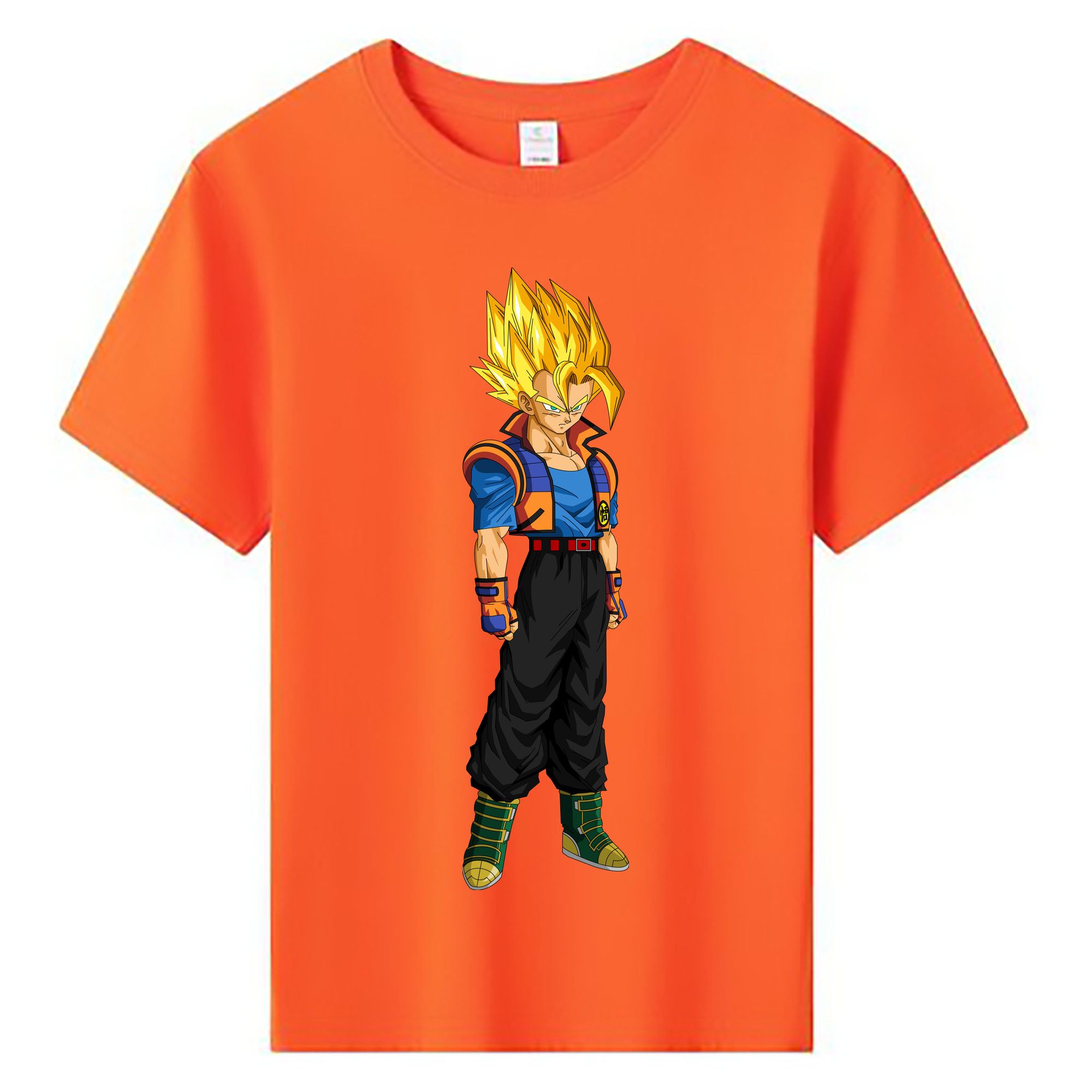 （画像用） ドラゴンボール ベジータ四世（Bejīta Yonsei）DRAGON BALL Vegeta IV 綿100％キッズTシャツ（フロントプリント）