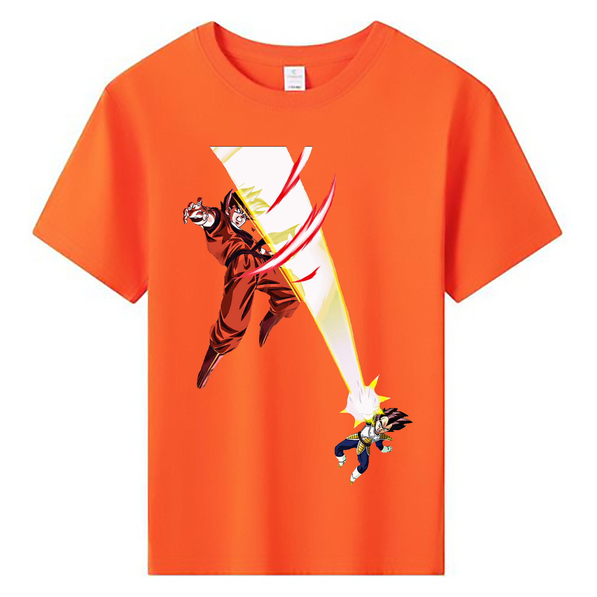 （画像用） ドラゴンボール ベジータ四世（Bejīta Yonsei）DRAGON BALL Vegeta IV 綿100％キッズTシャツ（フロントプリント）