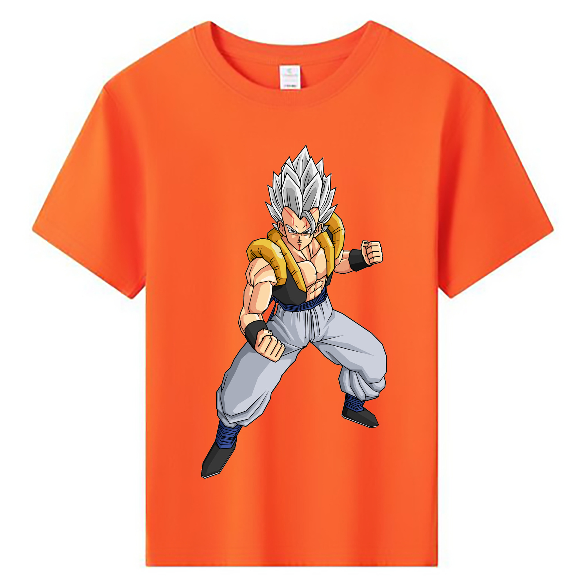（画像用） ドラゴンボール ベジータ四世（Bejīta Yonsei）DRAGON BALL Vegeta IV 綿100％キッズTシャツ（フロントプリント）