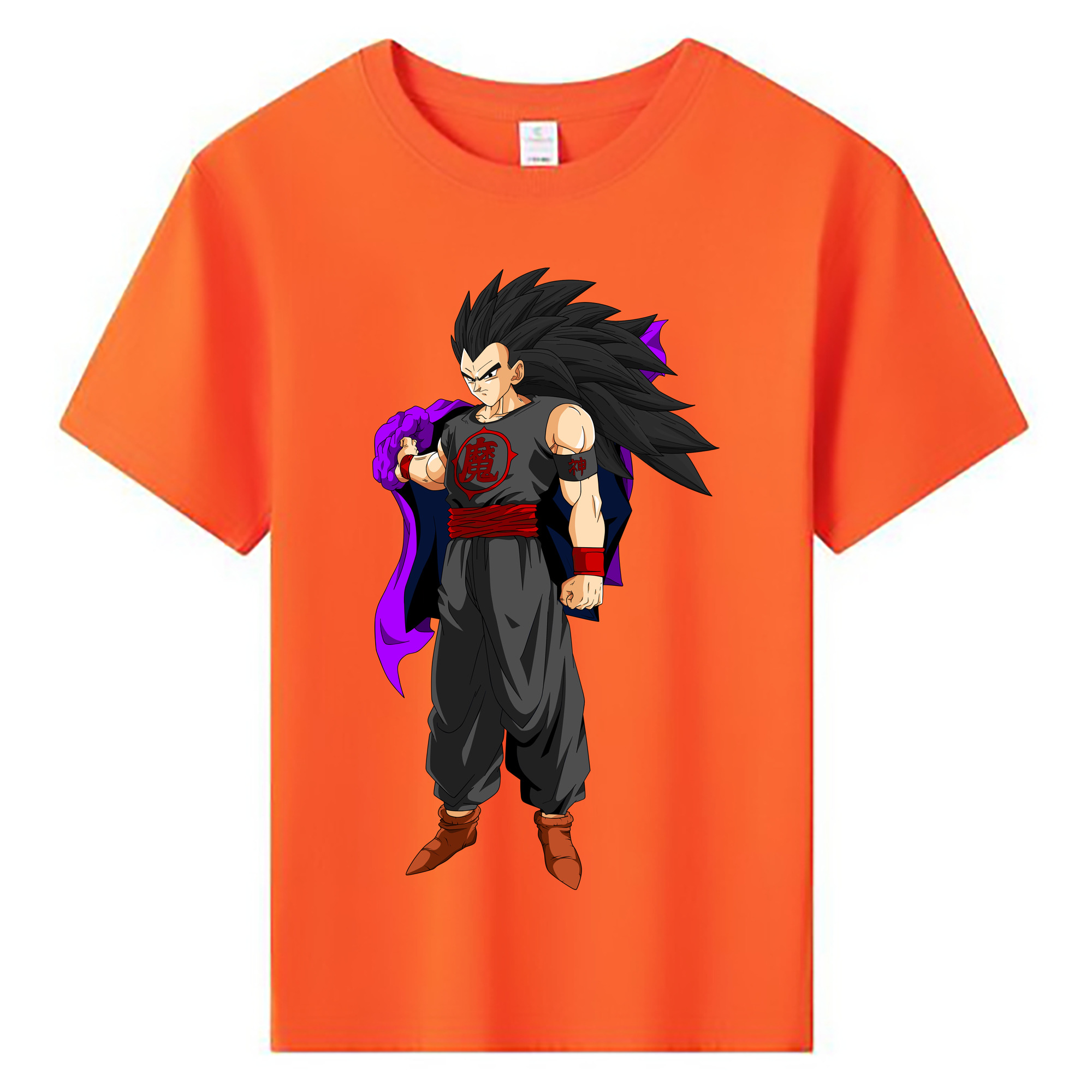 （画像用） ドラゴンボール ベジータ四世（Bejīta Yonsei）DRAGON BALL Vegeta IV 綿100％キッズTシャツ（フロントプリント）
