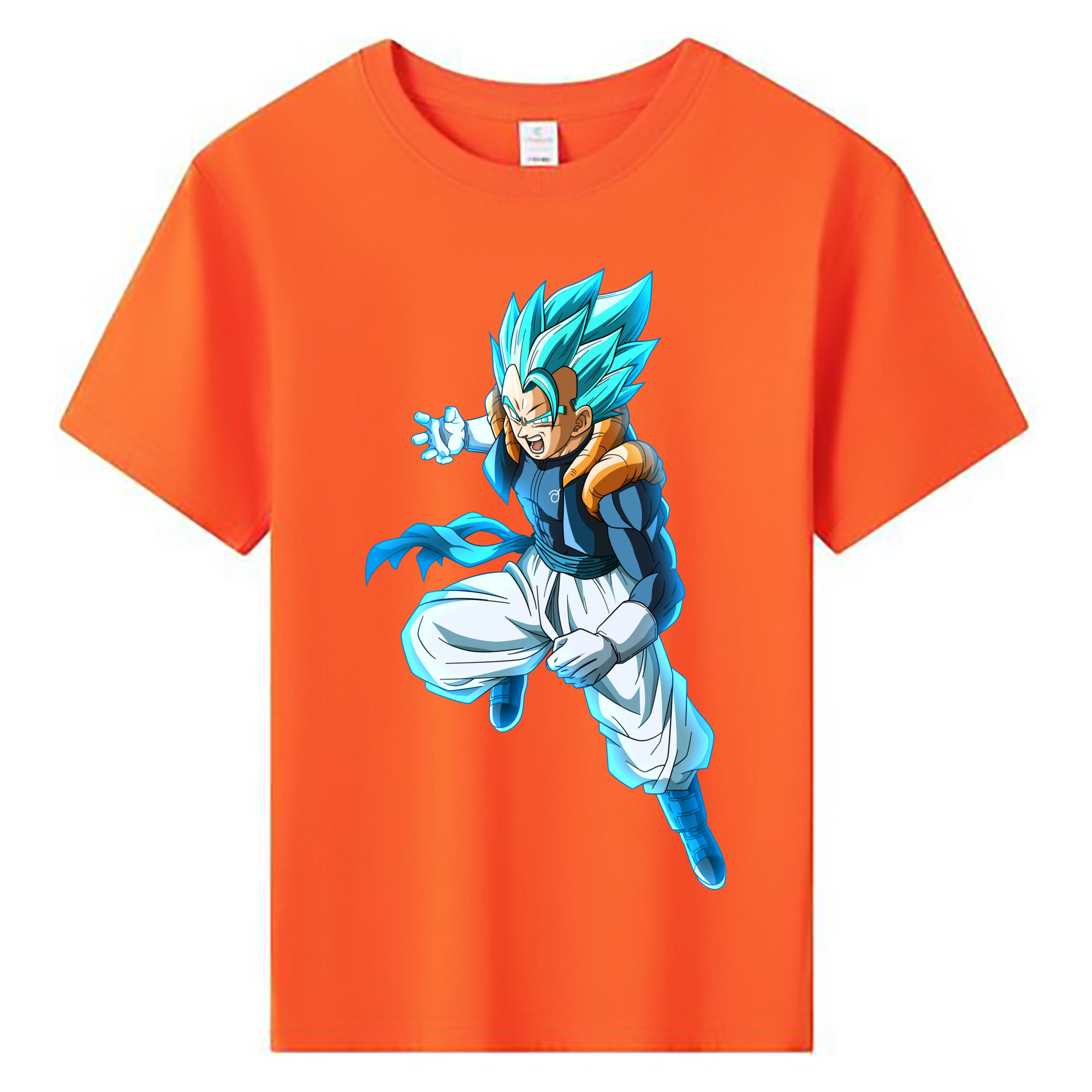 （画像用） ドラゴンボール ベジータ四世（Bejīta Yonsei）DRAGON BALL Vegeta IV 綿100％キッズTシャツ（フロントプリント）