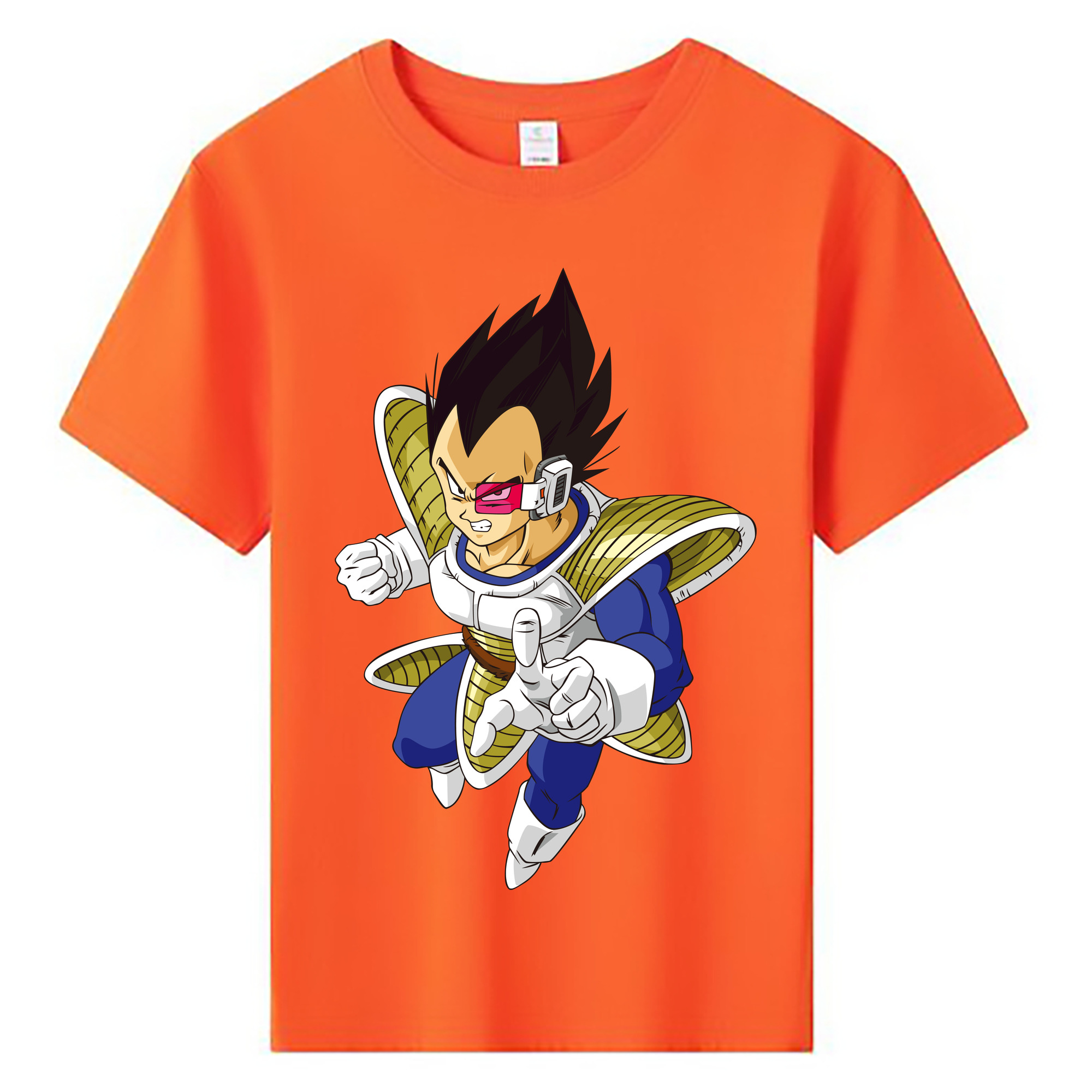（画像用） ドラゴンボール ベジータ四世（Bejīta Yonsei）DRAGON BALL Vegeta IV 綿100％キッズTシャツ（フロントプリント）