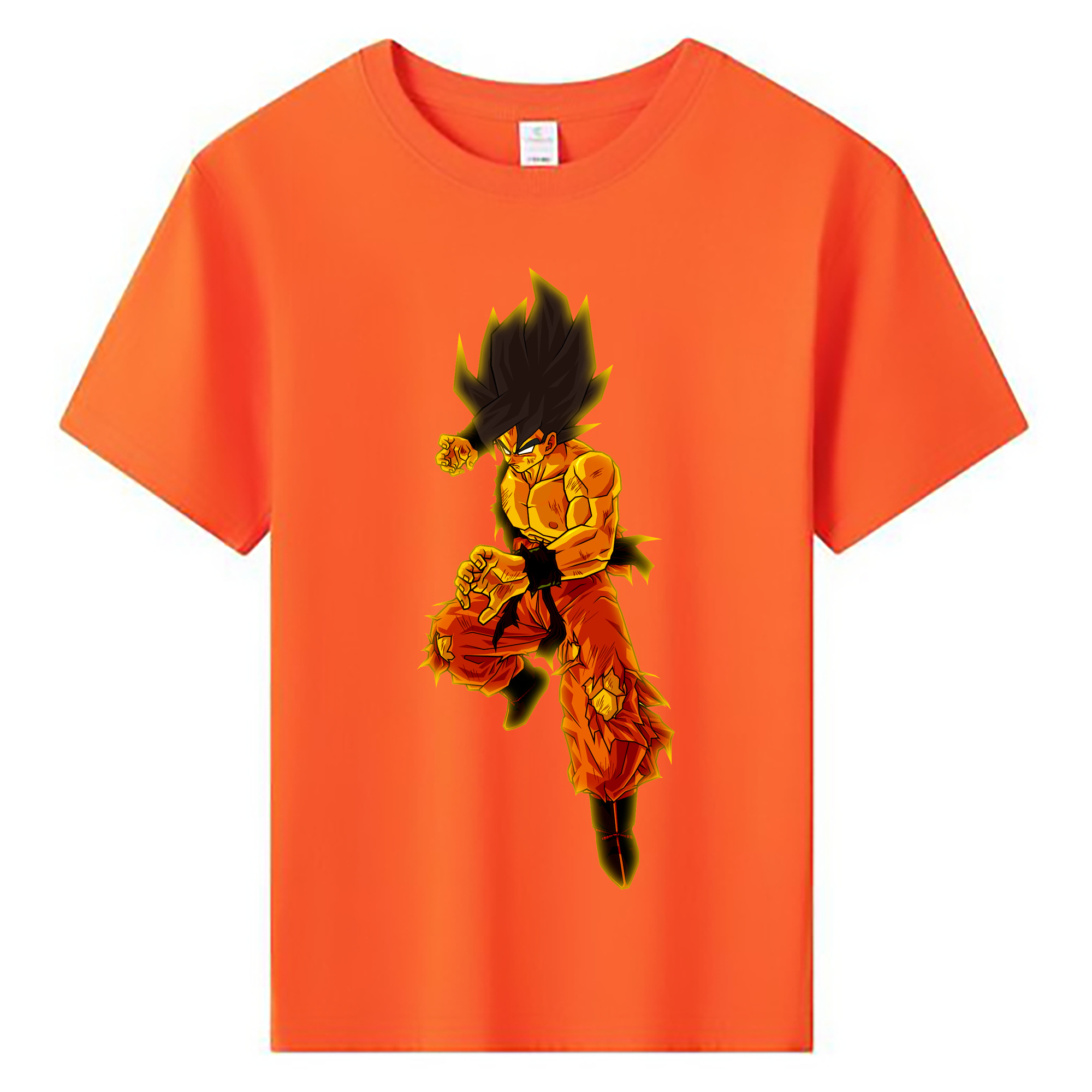 （画像用） ドラゴンボール 孫 悟飯（そんごはん）DRAGON BALL Son Gohan 綿100％キッズTシャツ（フロントプリント）