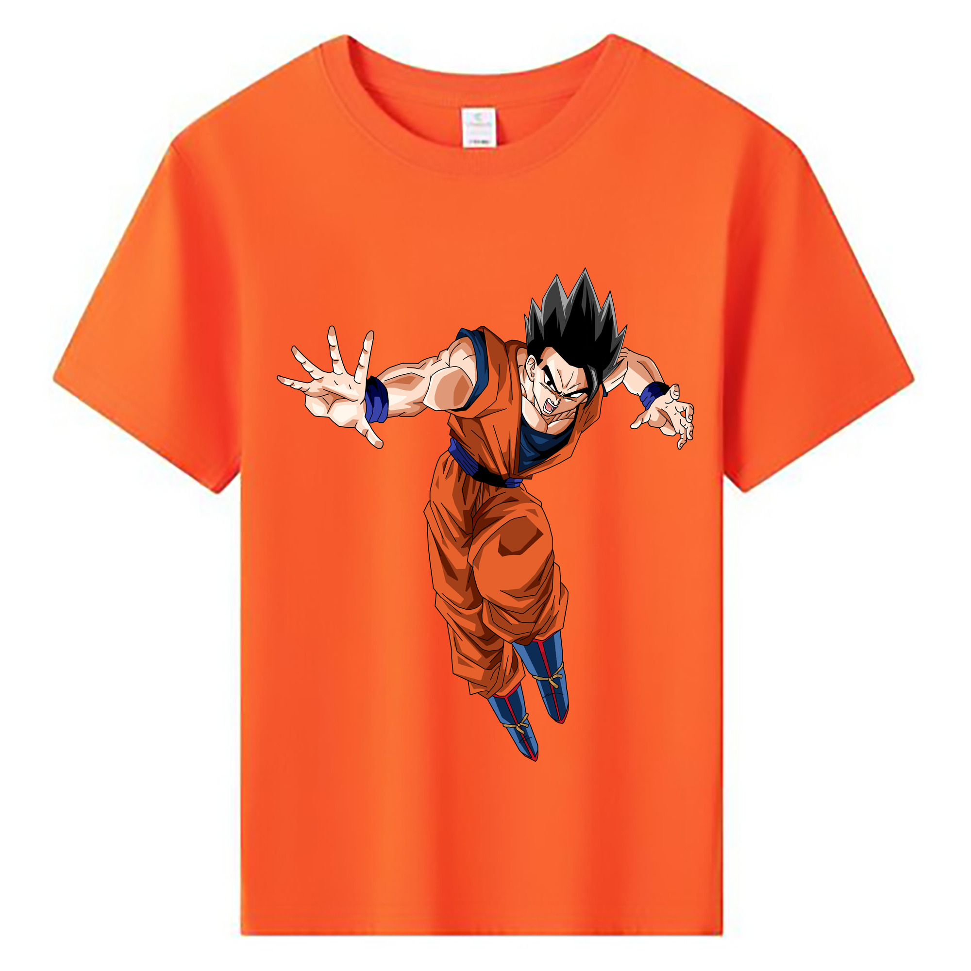 （画像用） ドラゴンボール 孫 悟飯（そんごはん）DRAGON BALL Son Gohan 綿100％キッズTシャツ（フロントプリント）