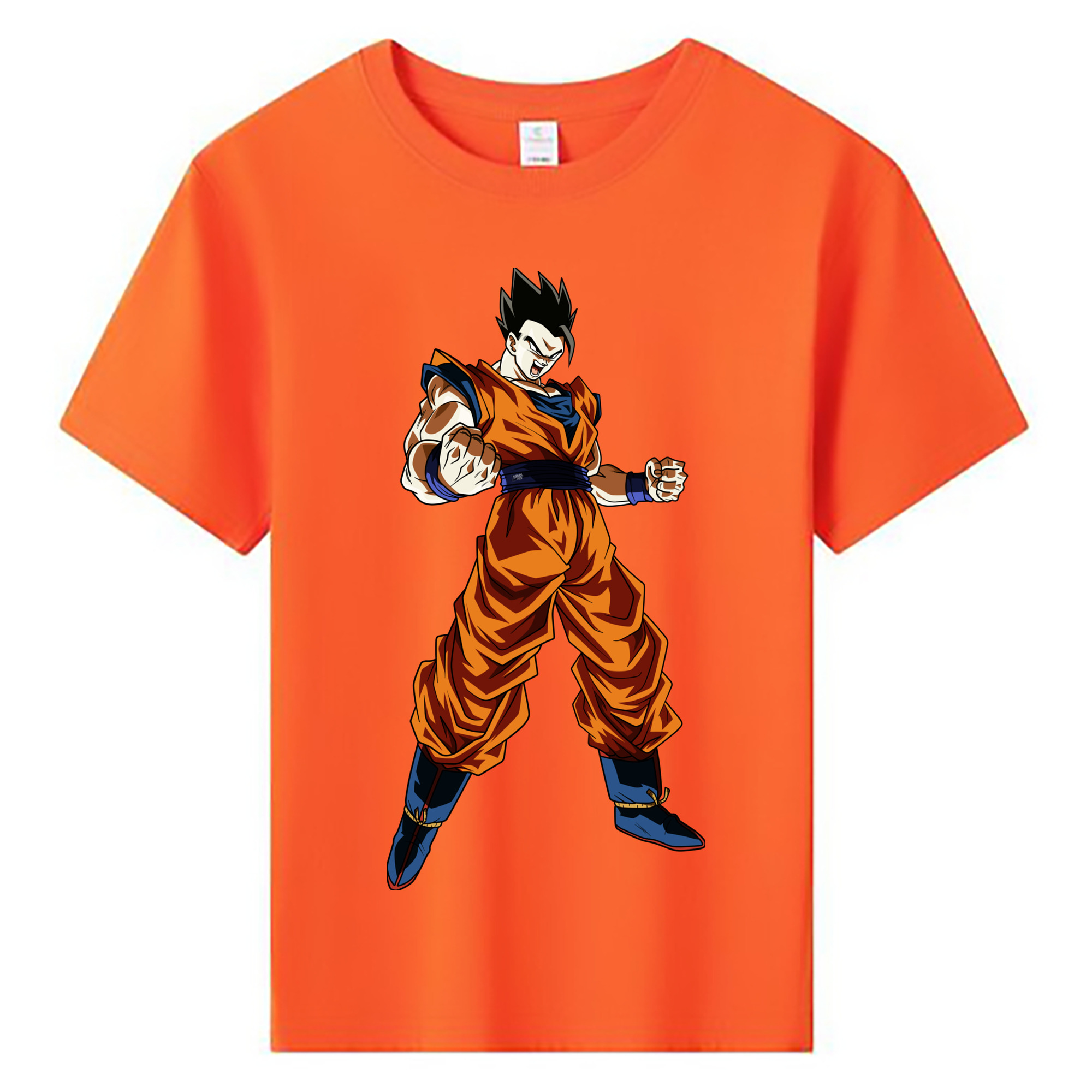 （画像用） ドラゴンボール 孫 悟飯（そんごはん）DRAGON BALL Son Gohan 綿100％キッズTシャツ（フロントプリント）