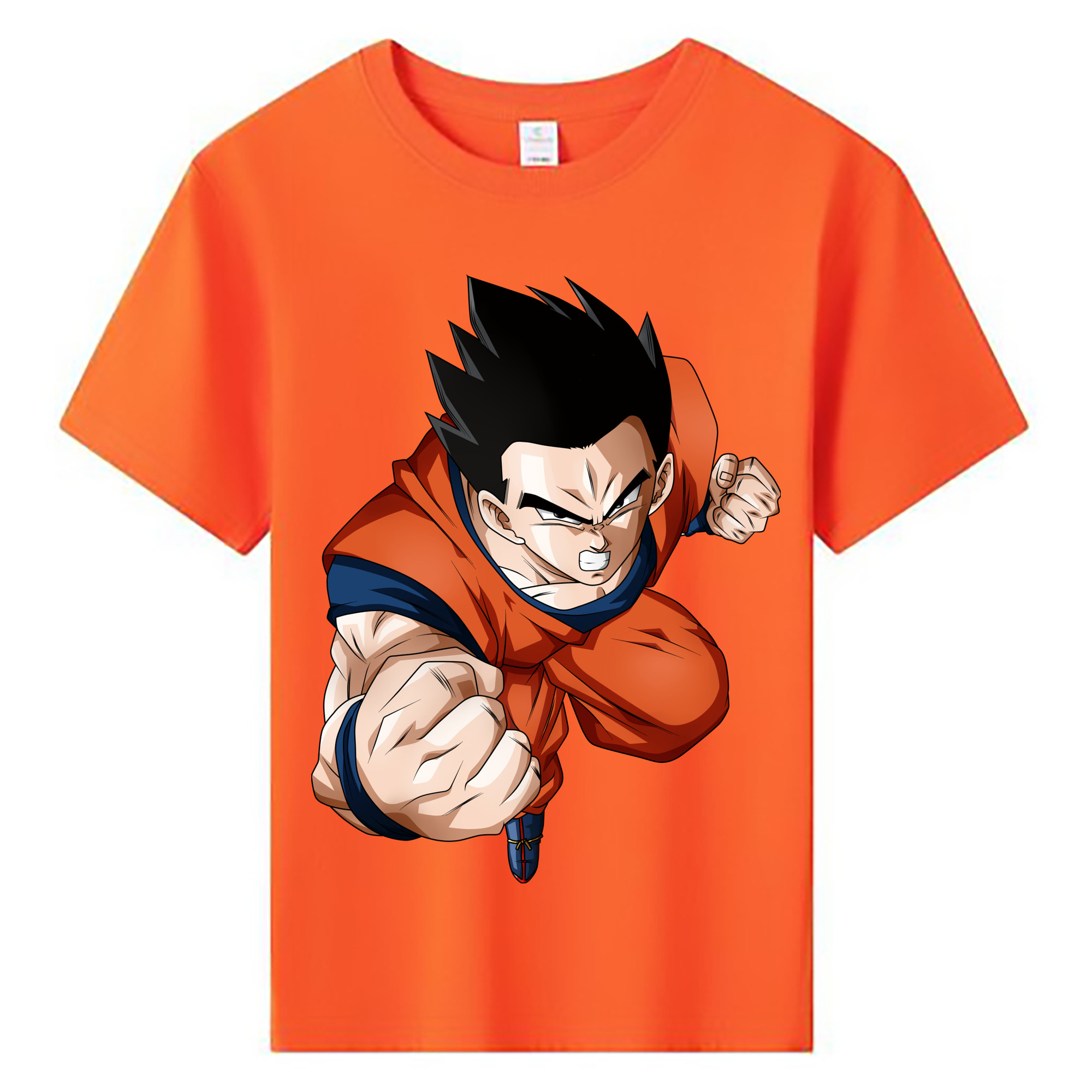 （画像用） ドラゴンボール 孫 悟飯（そんごはん）DRAGON BALL Son Gohan 綿100％キッズTシャツ（フロントプリント）