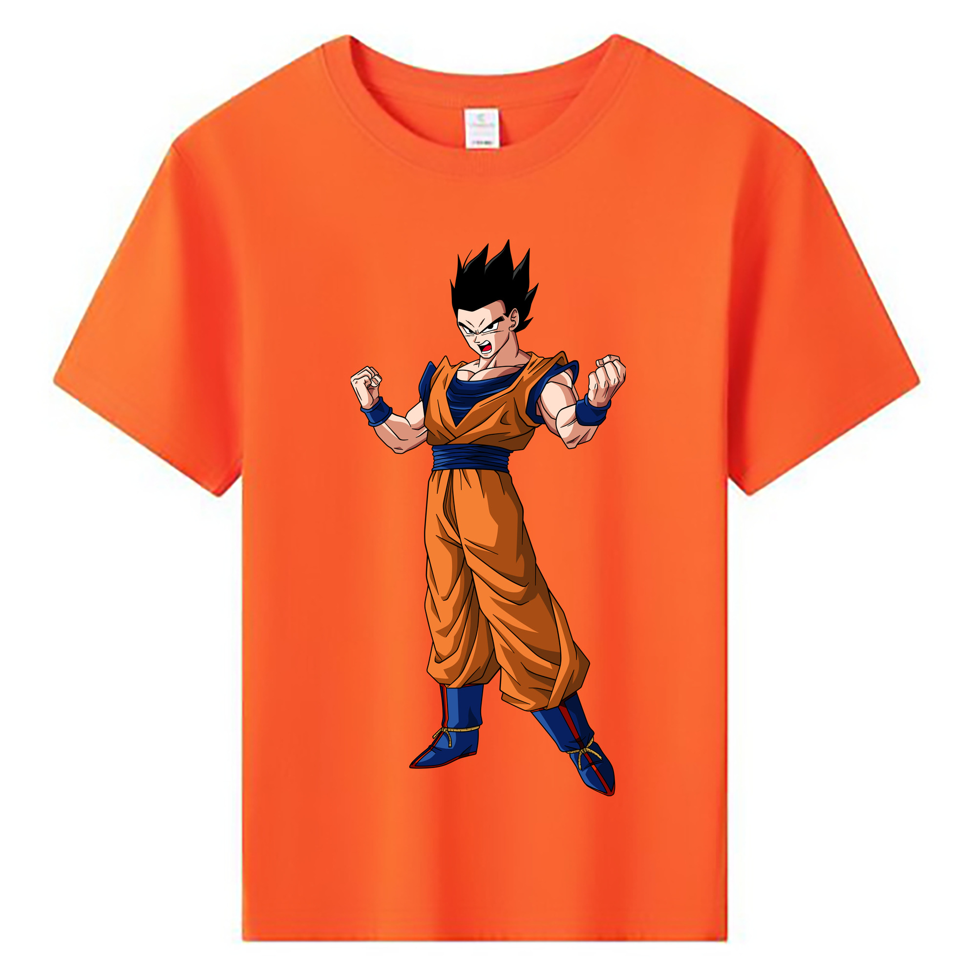 （画像用） ドラゴンボール 孫 悟飯（そんごはん）DRAGON BALL Son Gohan 綿100％キッズTシャツ（フロントプリント）