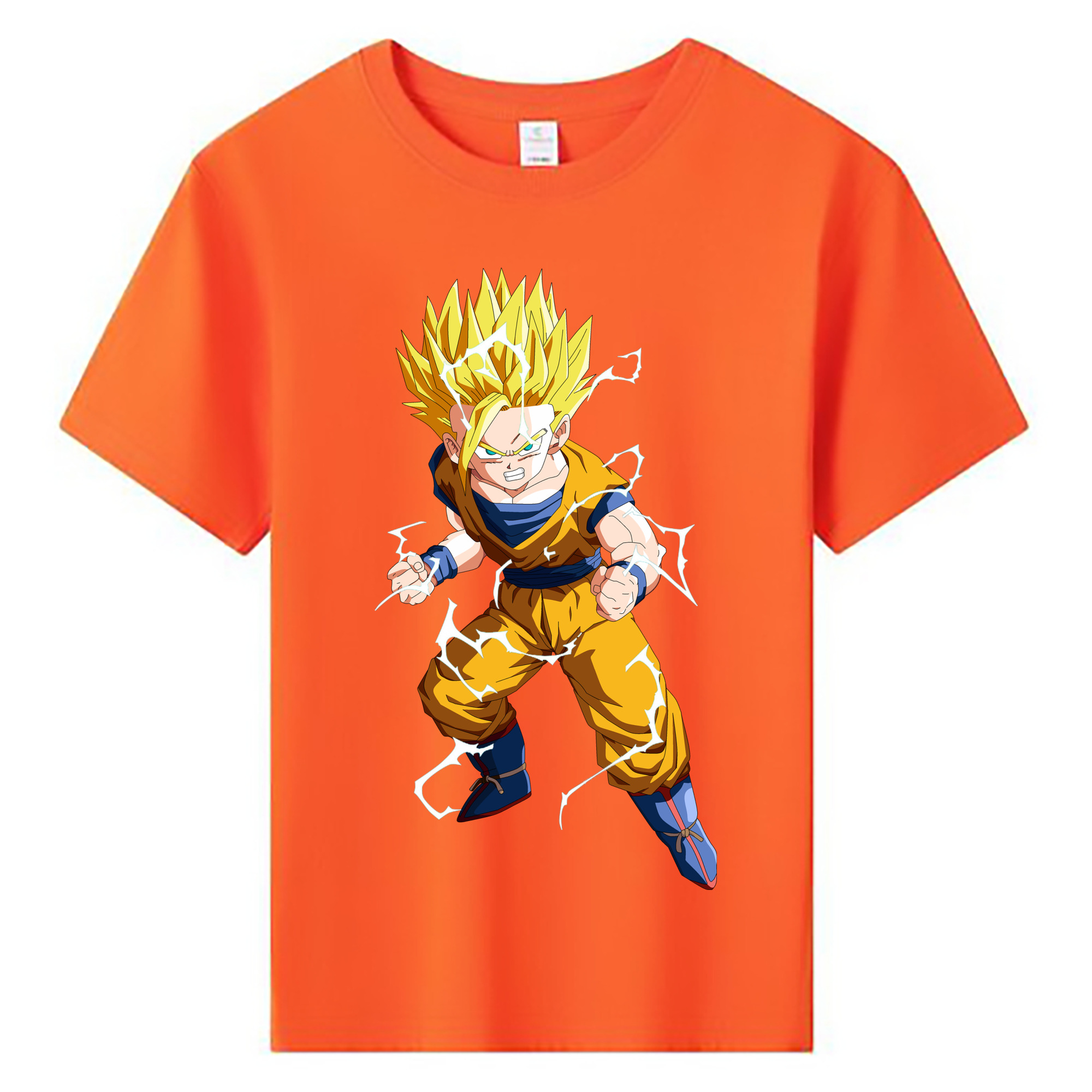 （画像用） ドラゴンボール 孫 悟飯（そんごはん）DRAGON BALL Son Gohan 綿100％キッズTシャツ（フロントプリント）