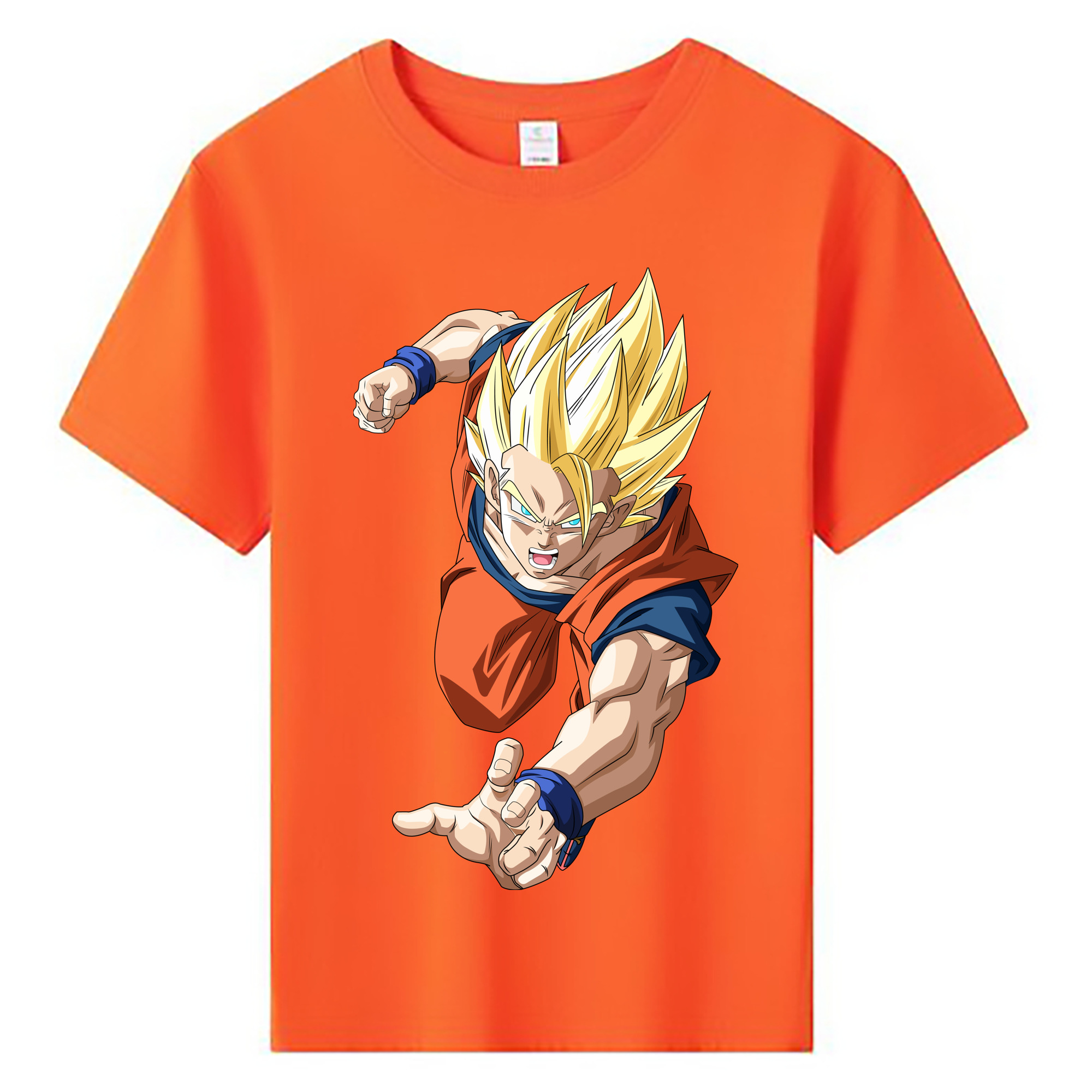 （画像用） ドラゴンボール 孫 悟飯（そんごはん）DRAGON BALL Son Gohan 綿100％キッズTシャツ（フロントプリント）
