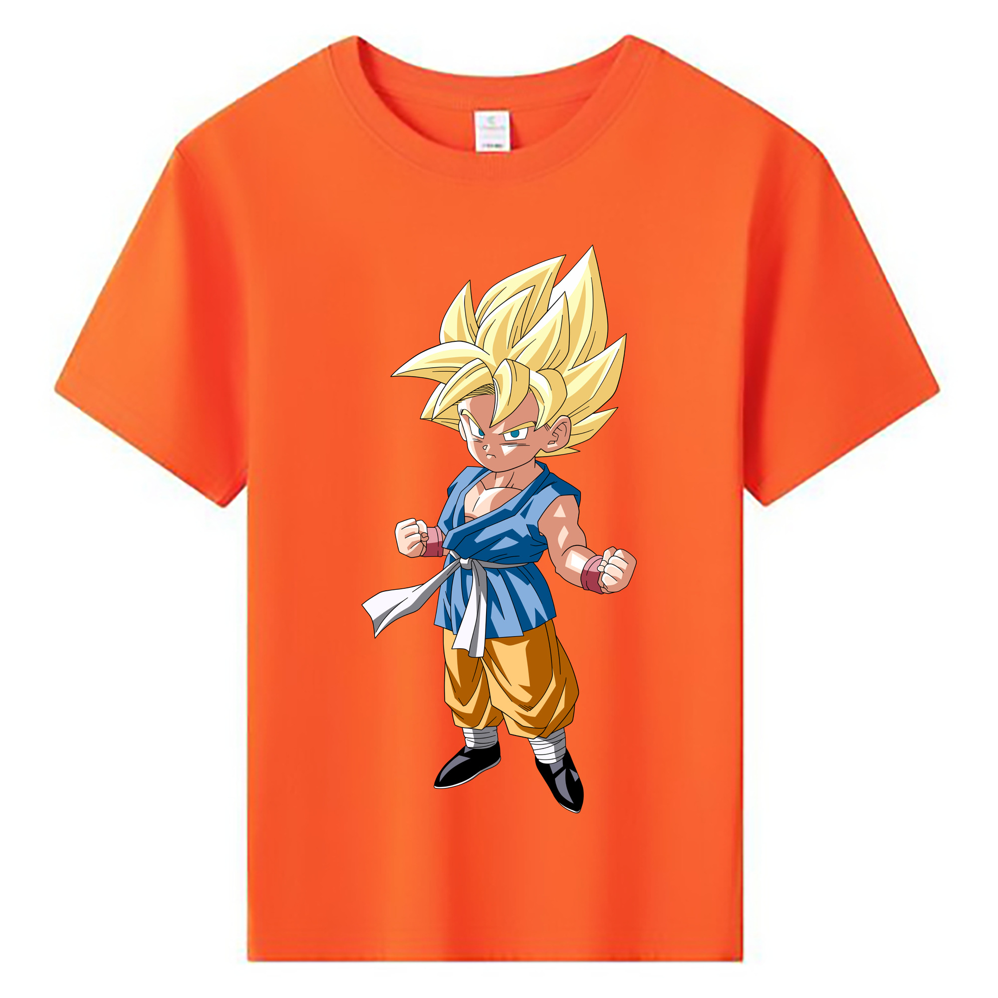 （画像用） ドラゴンボール 孫 悟飯（そんごはん）DRAGON BALL Son Gohan 綿100％キッズTシャツ（フロントプリント）