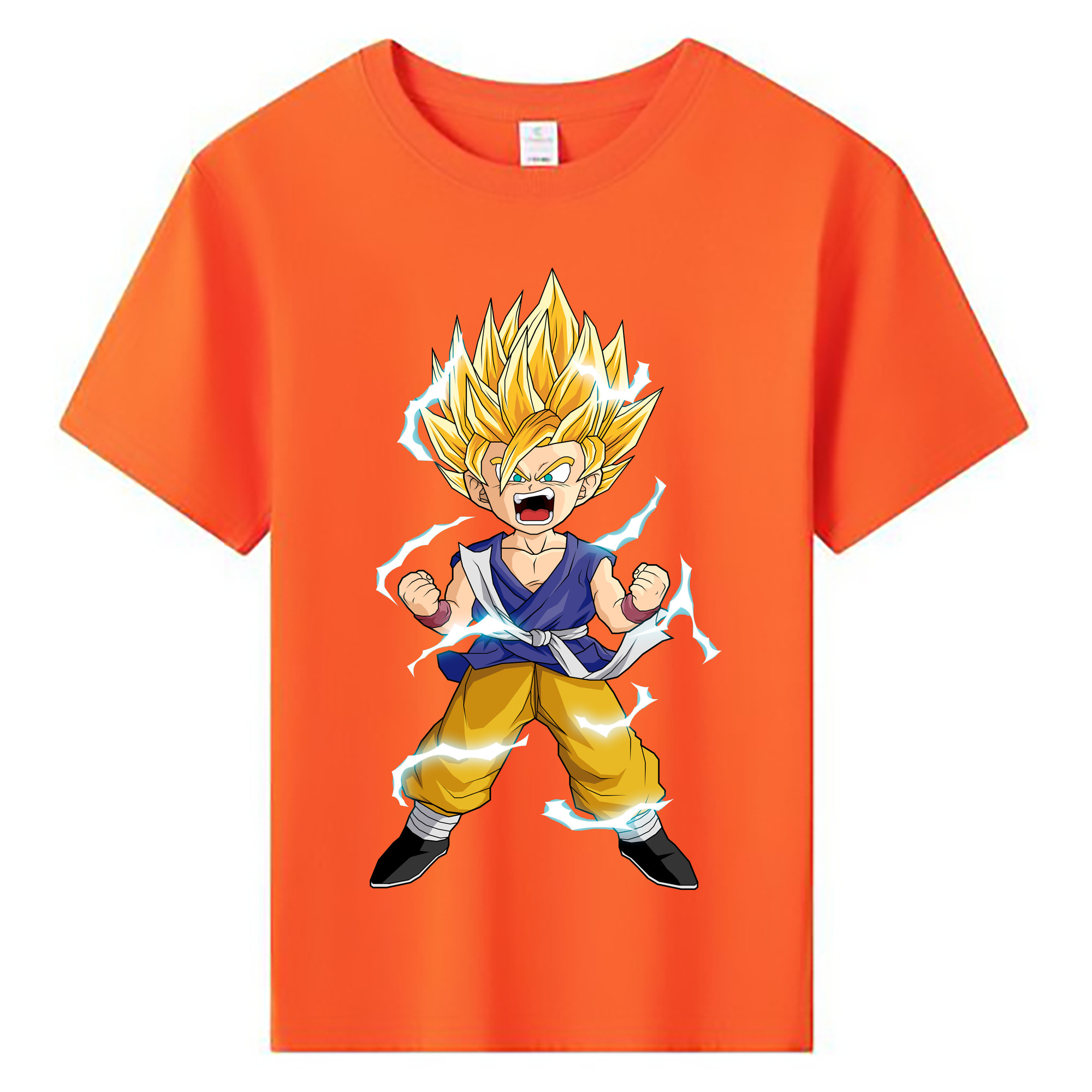 （画像用） ドラゴンボール 孫 悟飯（そんごはん）DRAGON BALL Son Gohan 綿100％キッズTシャツ（フロントプリント）