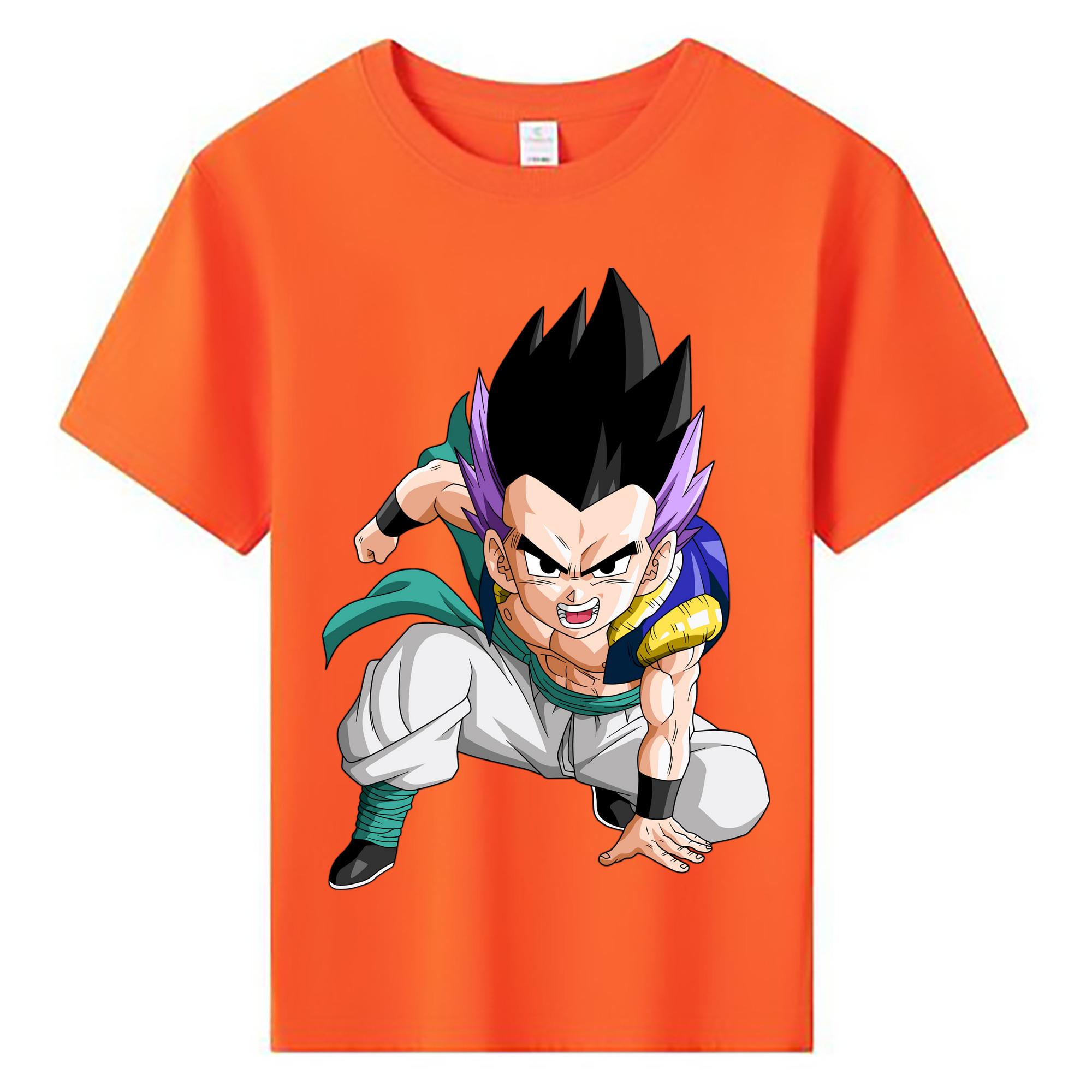 （画像用） ドラゴンボール 孫 悟飯（そんごはん）DRAGON BALL Son Gohan 綿100％キッズTシャツ（フロントプリント）