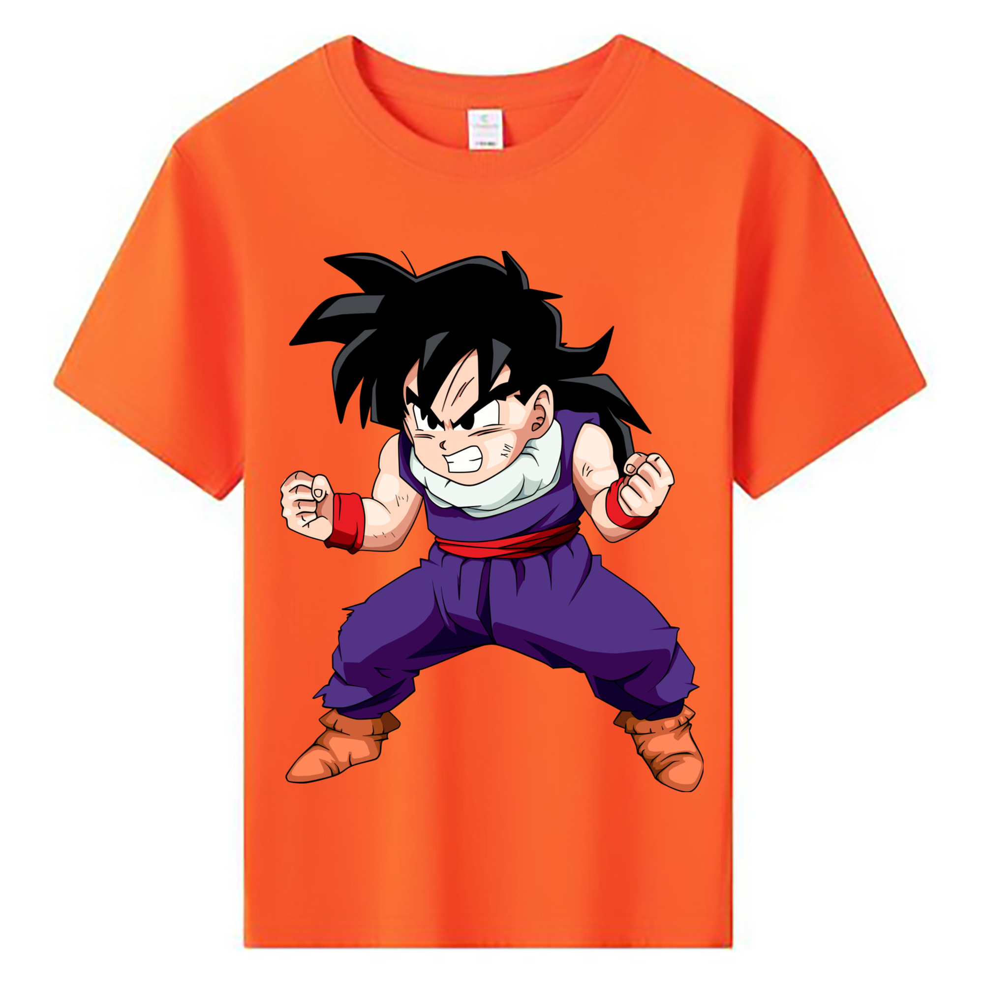 （画像用） ドラゴンボール 孫 悟飯（そんごはん）DRAGON BALL Son Gohan 綿100％キッズTシャツ（フロントプリント）