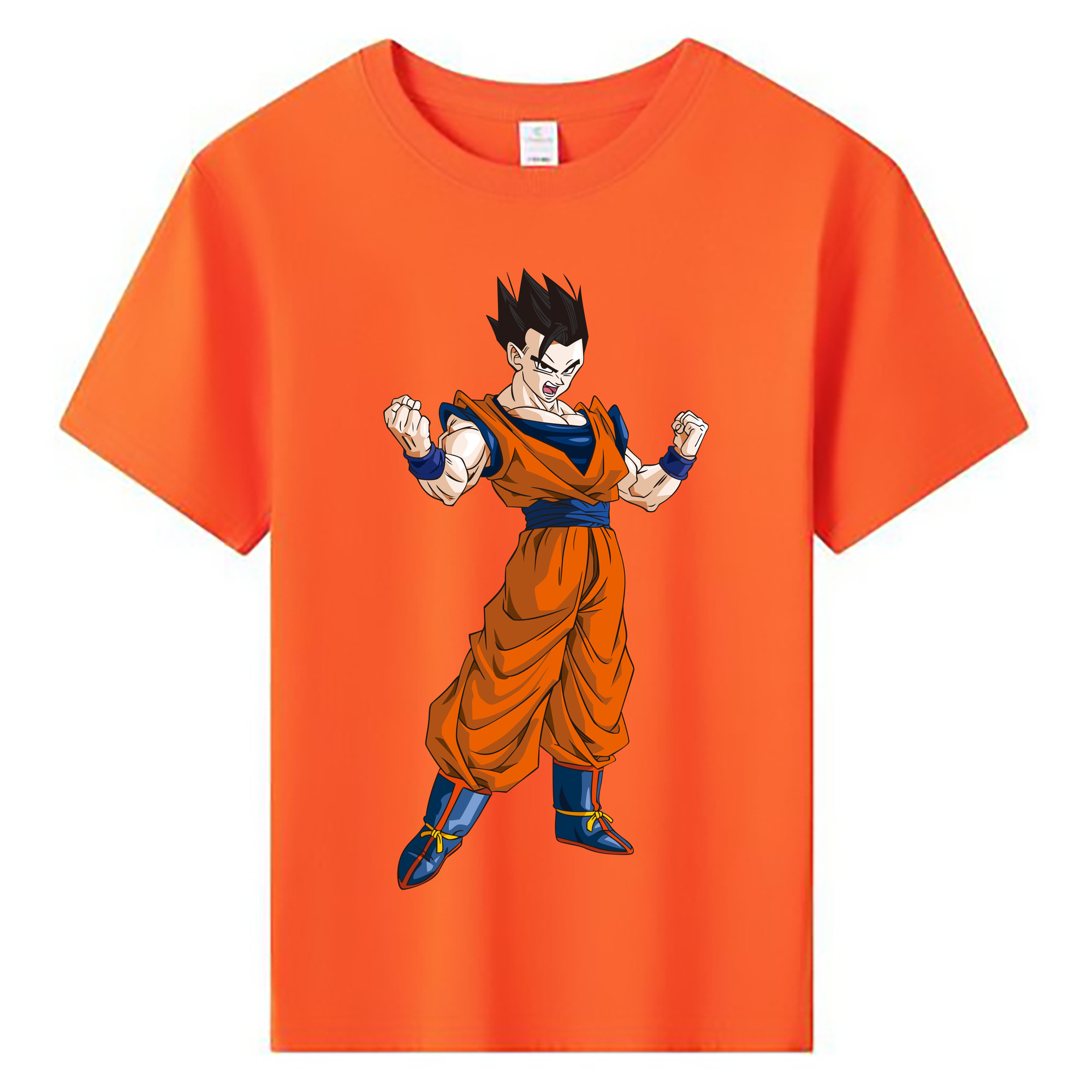 （画像用） ドラゴンボール 孫 悟飯（そんごはん）DRAGON BALL Son Gohan 綿100％キッズTシャツ（フロントプリント）