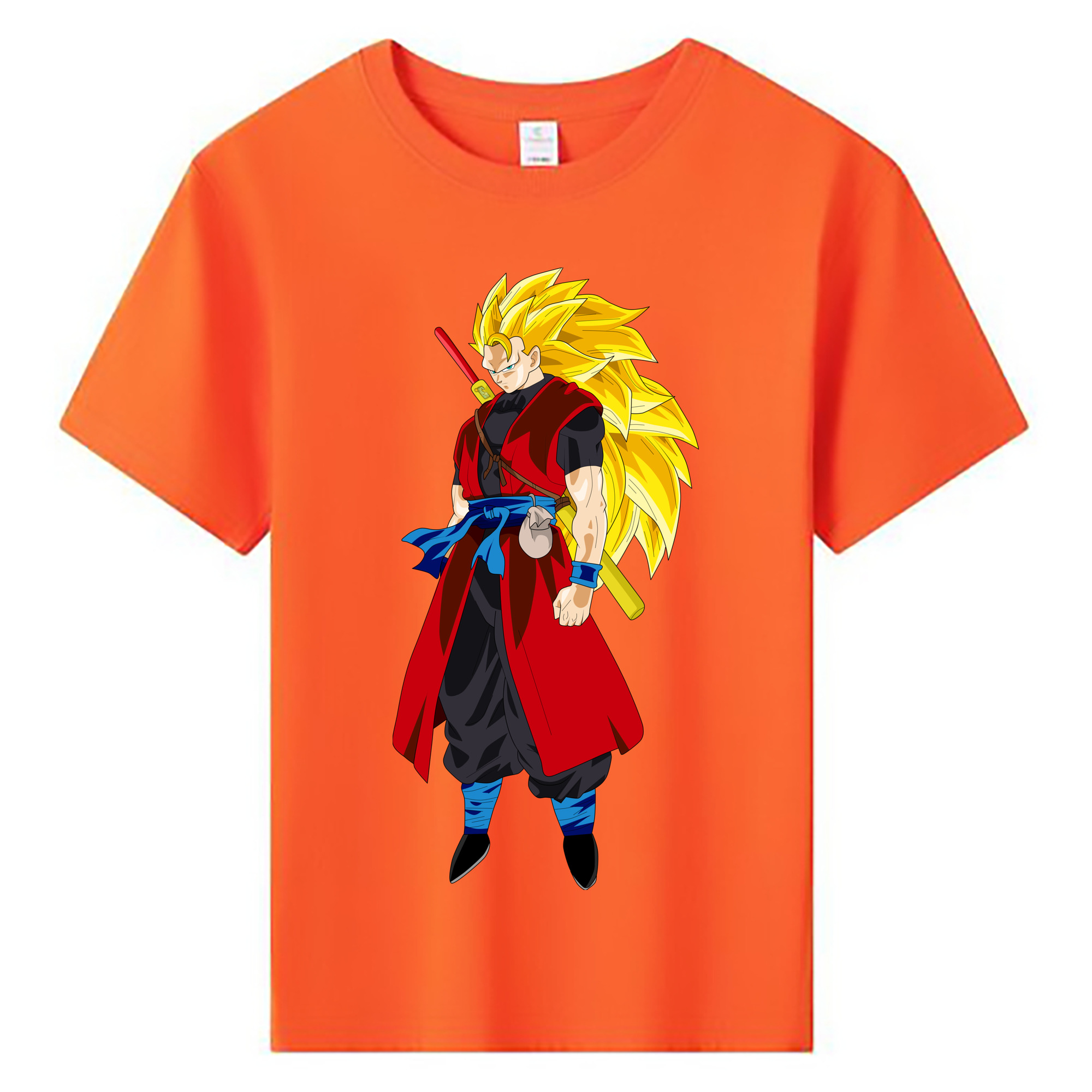 （画像用） ドラゴンボール トランクス（Torankusu）DRAGON BALL Trunks 綿100％キッズTシャツ（フロントプリント）