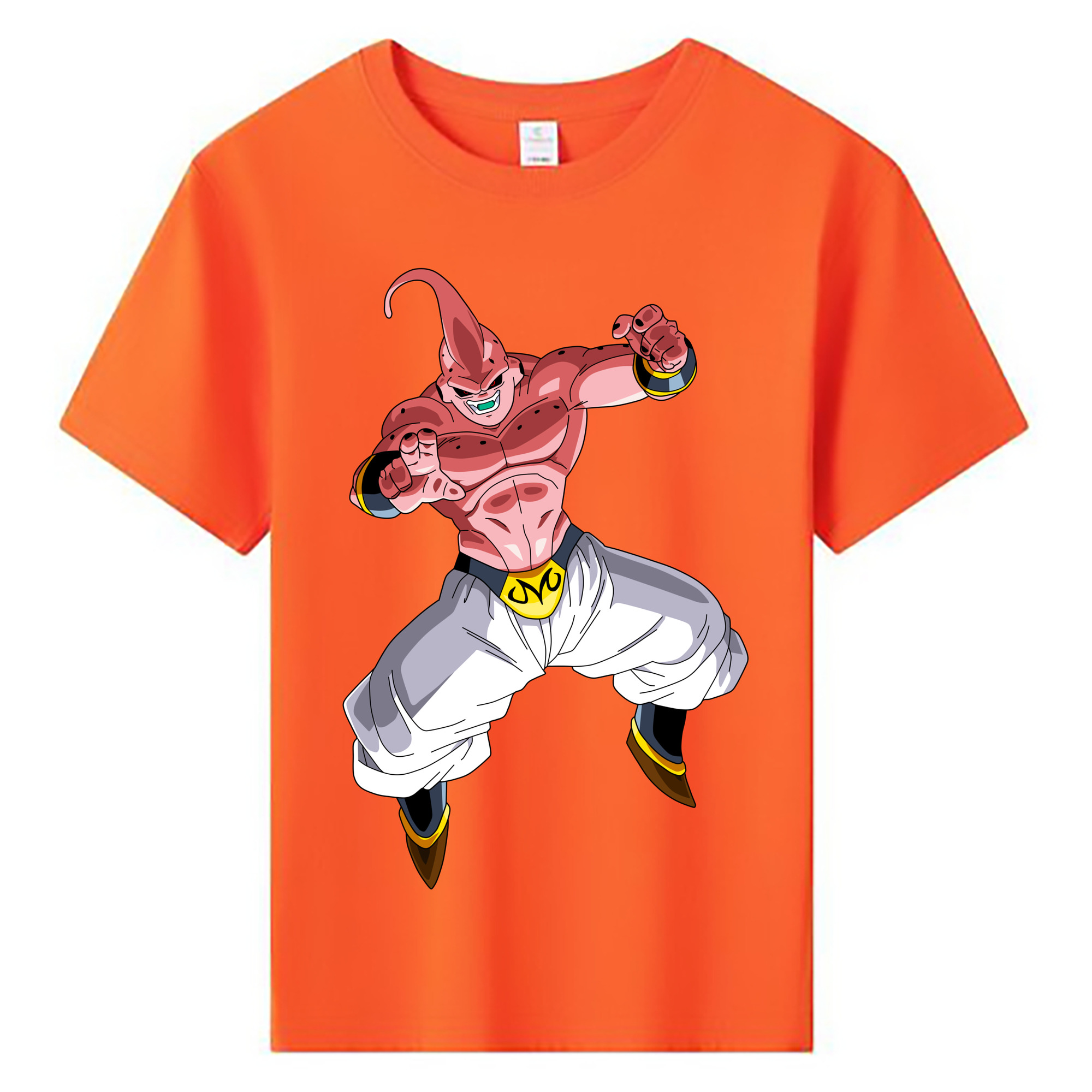 （画像用） ドラゴンボール 魔人ブウ DRAGON BALL Majin Buu 綿100％キッズTシャツ（フロントプリント）