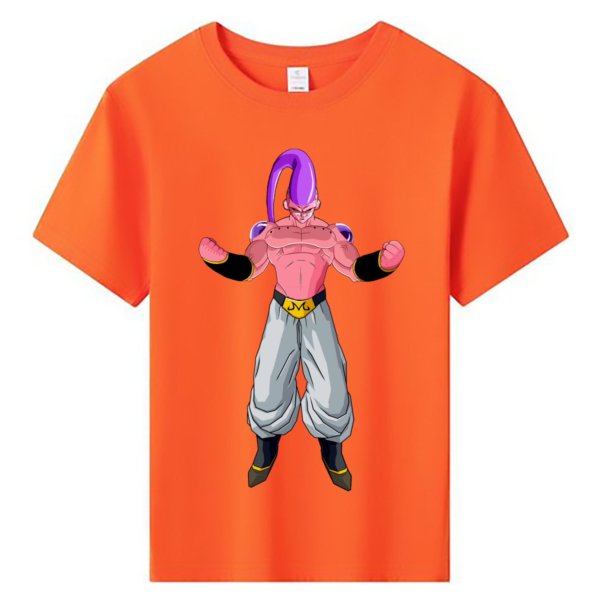 （画像用） ドラゴンボール 魔人ブウ DRAGON BALL Majin Buu 綿100％キッズTシャツ（フロントプリント）