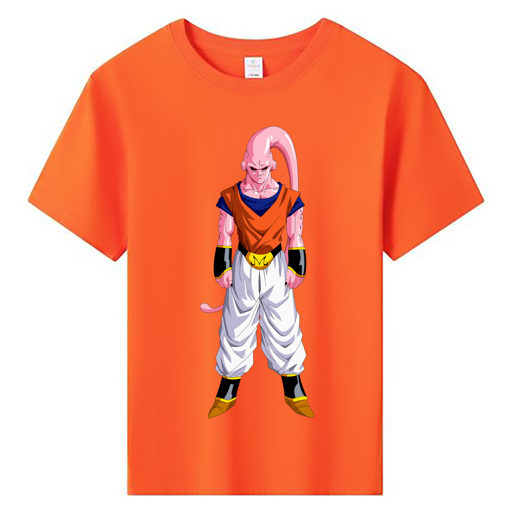 （画像用） ドラゴンボール 魔人ブウ DRAGON BALL Majin Buu 綿100％キッズTシャツ（フロントプリント）