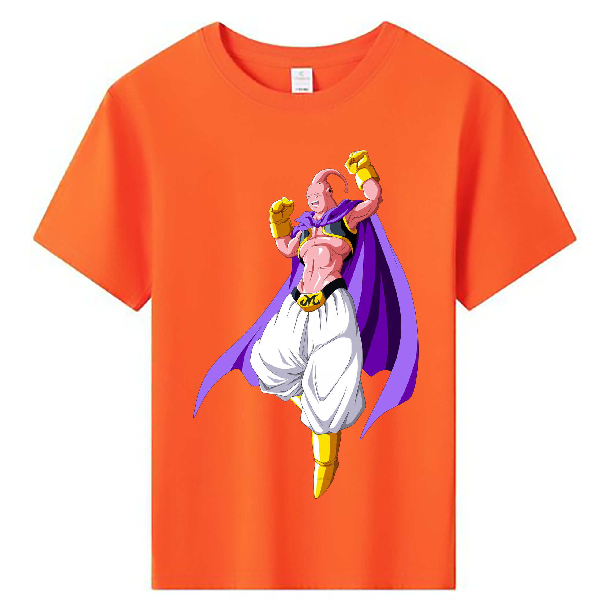 （画像用） ドラゴンボール 魔人ブウ DRAGON BALL Majin Buu 綿100％キッズTシャツ（フロントプリント）