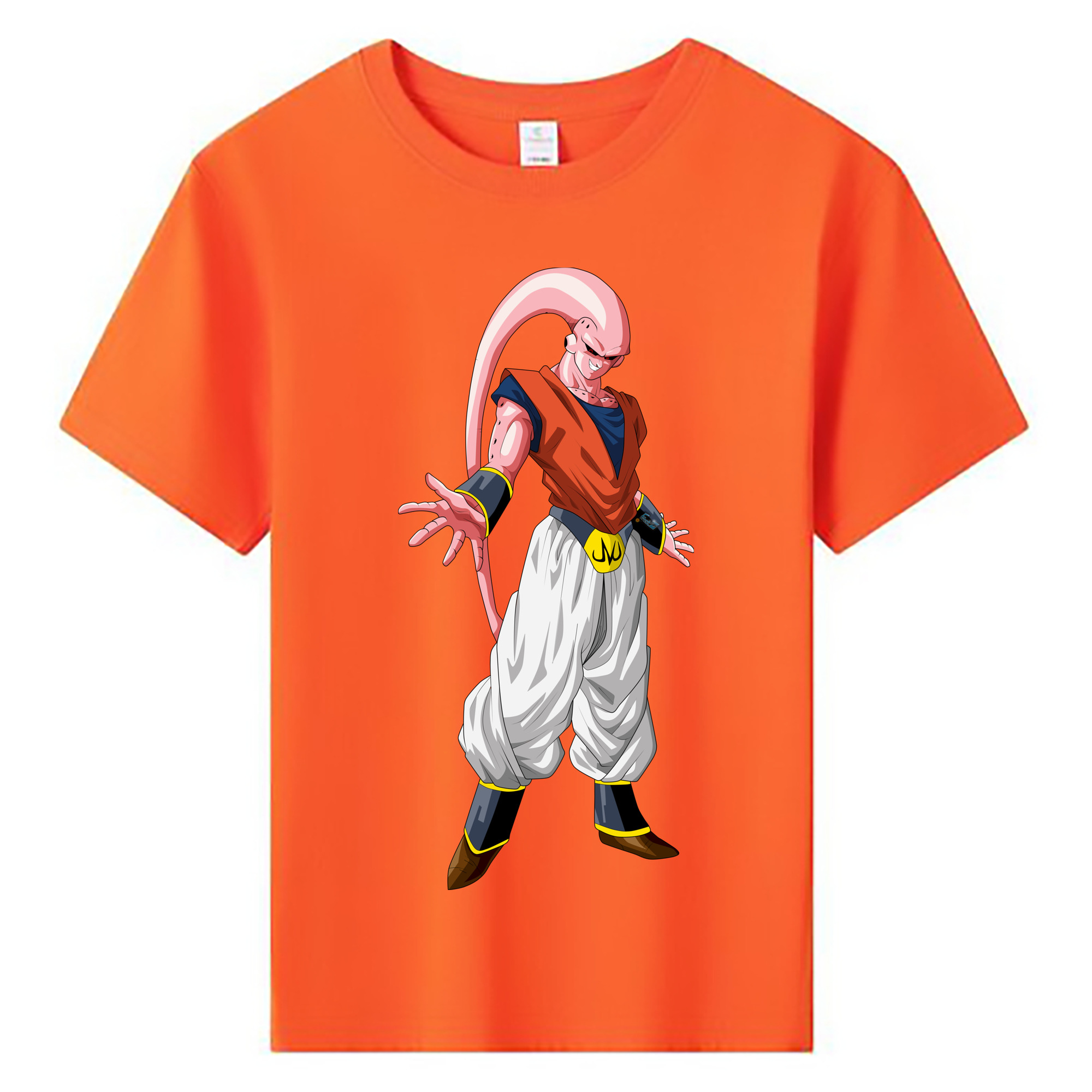（画像用） ドラゴンボール 魔人ブウ DRAGON BALL Majin Buu 綿100％キッズTシャツ（フロントプリント）