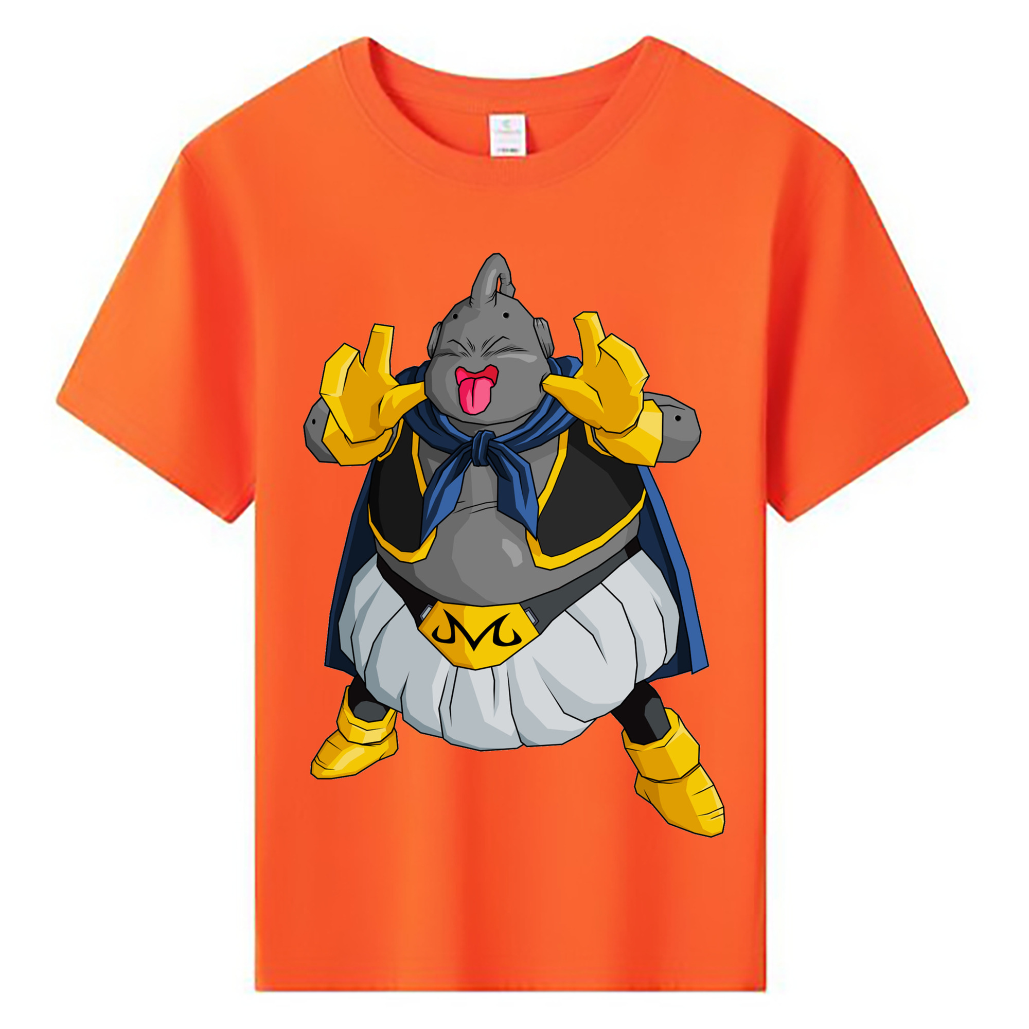 （画像用） ドラゴンボール 魔人ブウ DRAGON BALL Majin Buu 綿100％キッズTシャツ（フロントプリント）