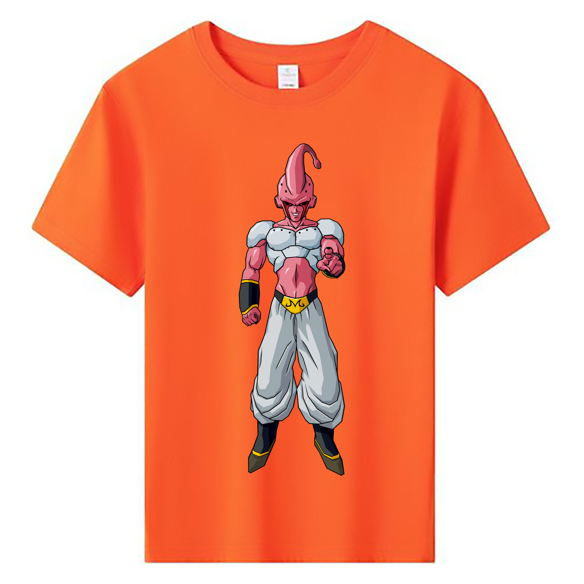 （画像用） ドラゴンボール 魔人ブウ DRAGON BALL Majin Buu 綿100％キッズTシャツ（フロントプリント）