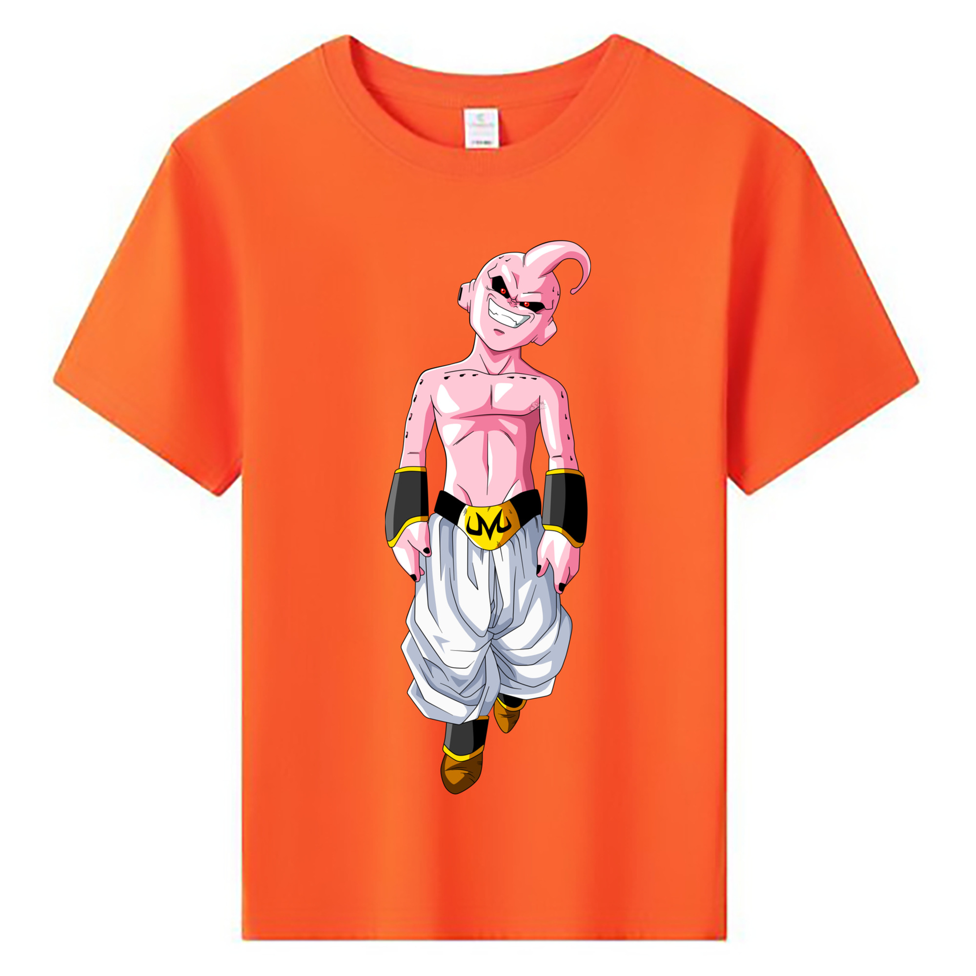 （画像用） ドラゴンボール 魔人ブウ DRAGON BALL Majin Buu 綿100％キッズTシャツ（フロントプリント）