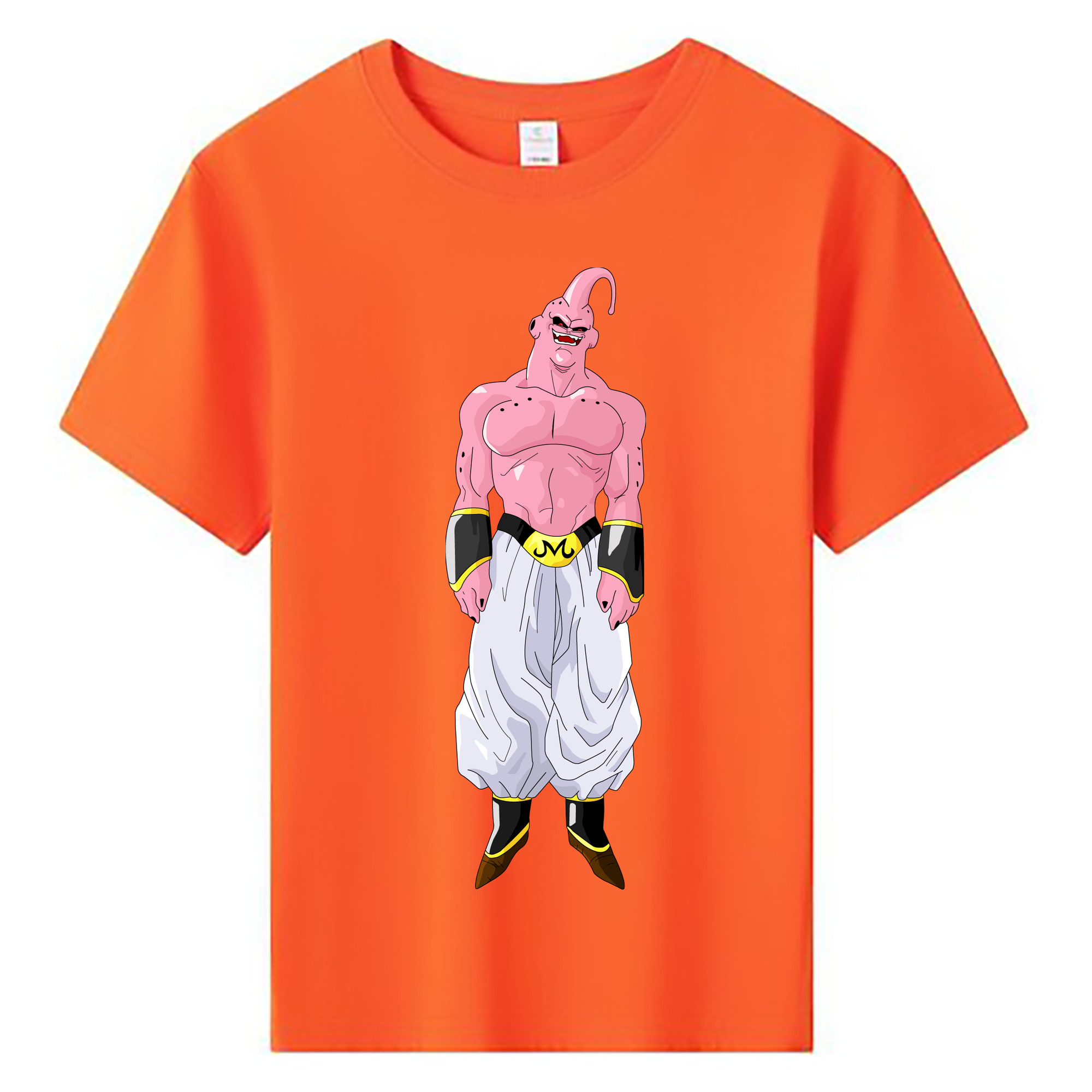 （画像用） ドラゴンボール 魔人ブウ DRAGON BALL Majin Buu 綿100％キッズTシャツ（フロントプリント）