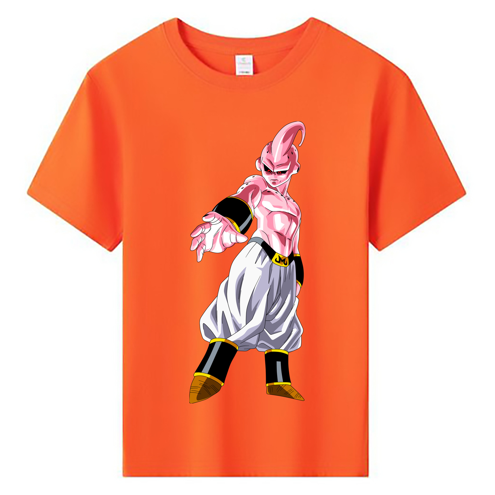 （画像用） ドラゴンボール 魔人ブウ DRAGON BALL Majin Buu 綿100％キッズTシャツ（フロントプリント）