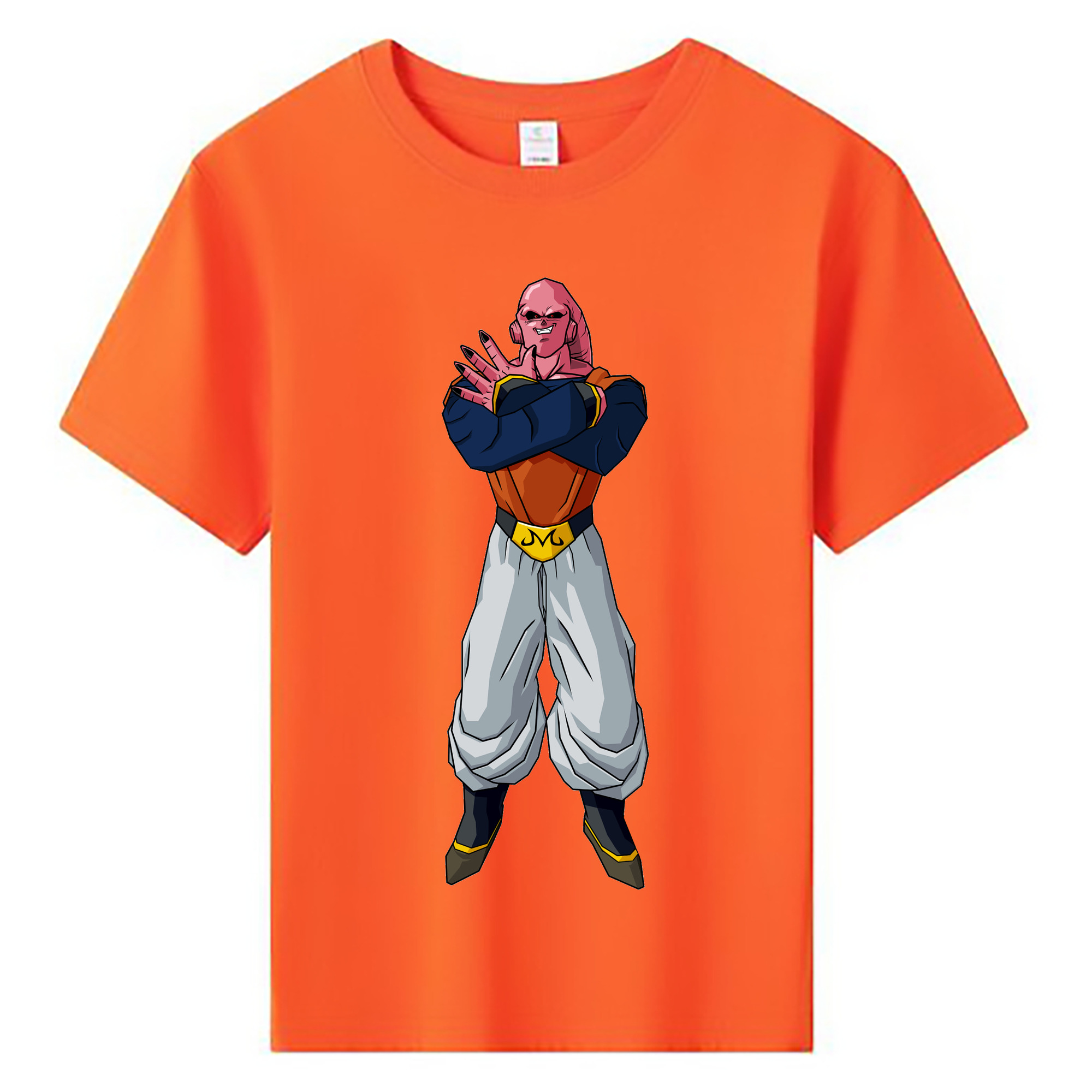 （画像用） ドラゴンボール 魔人ブウ DRAGON BALL Majin Buu 綿100％キッズTシャツ（フロントプリント）